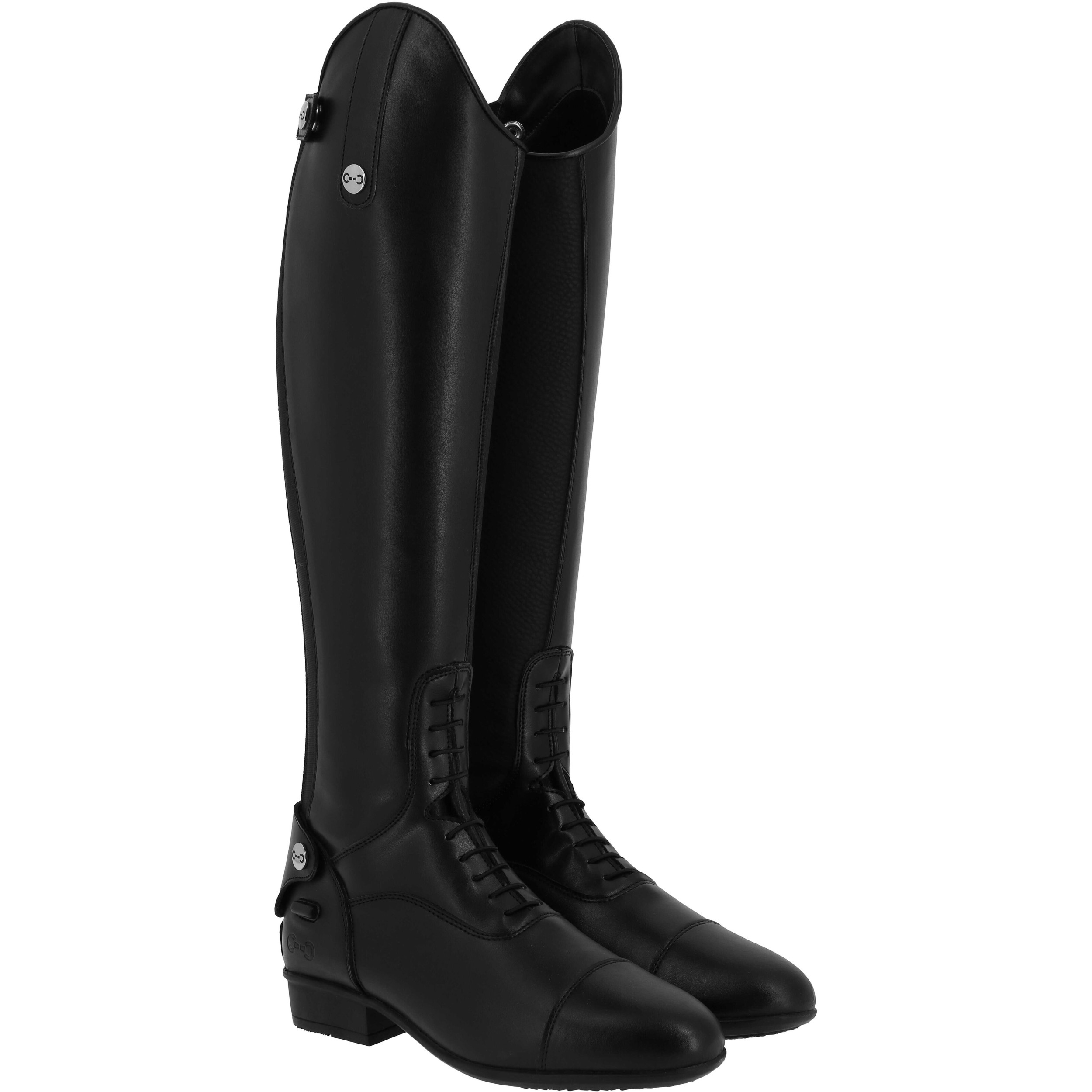 Reitstiefel Kunstleder schwarz Reitstiefel Kunstleder schwarz