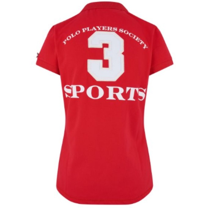Damen Poloshirt HVPFavouritas EQ rot