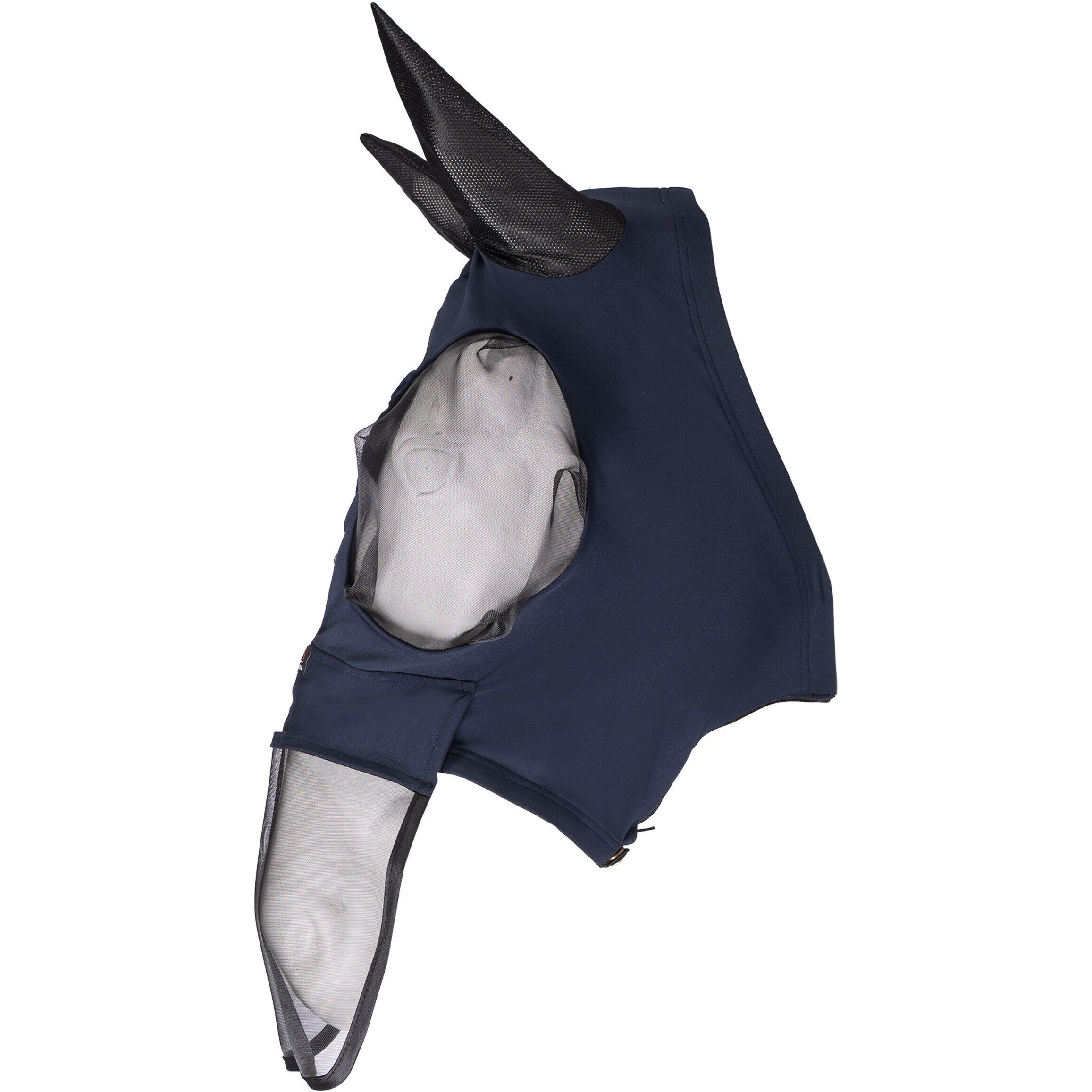 Fliegenschutzmaske mit Nüsternschutz ELASTIC dunkelblau