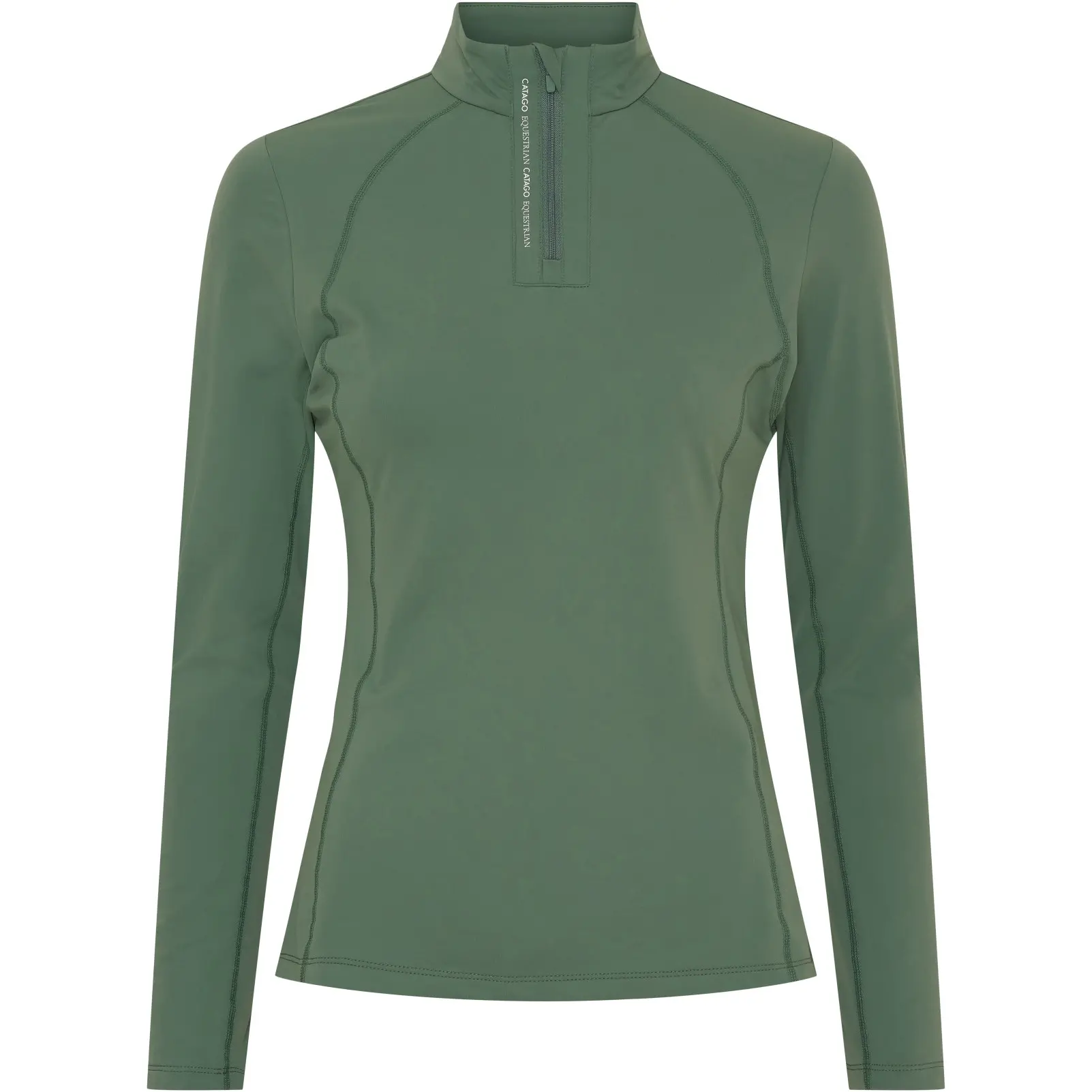 Damen Funktionsshirt Langarm BREE half-zip duck green Damen Funktionsshirt Langarm BREE half-zip duck green