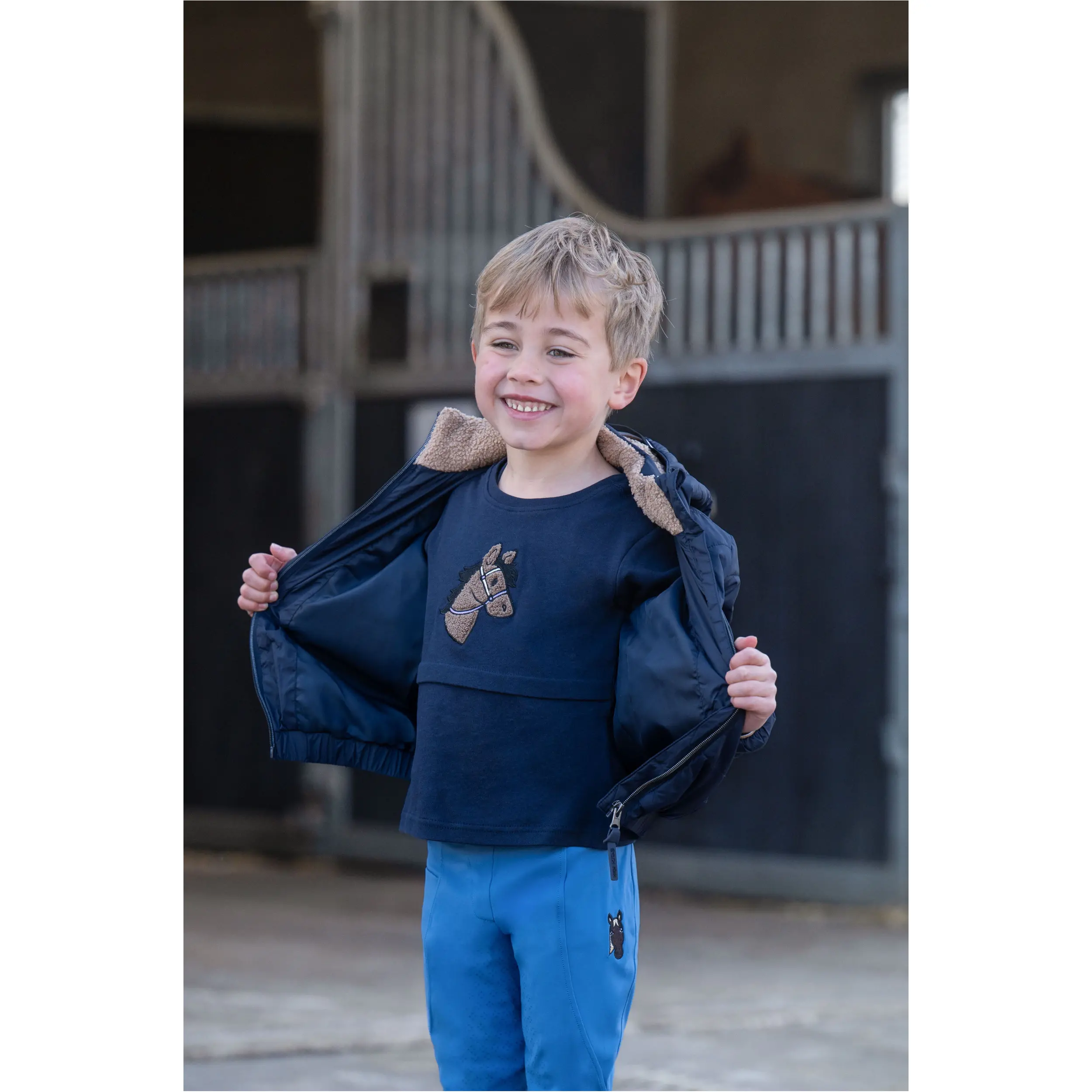 Kinder Langarmshirt MIA dunkelblau Kinder Langarmshirt MIA dunkelblau