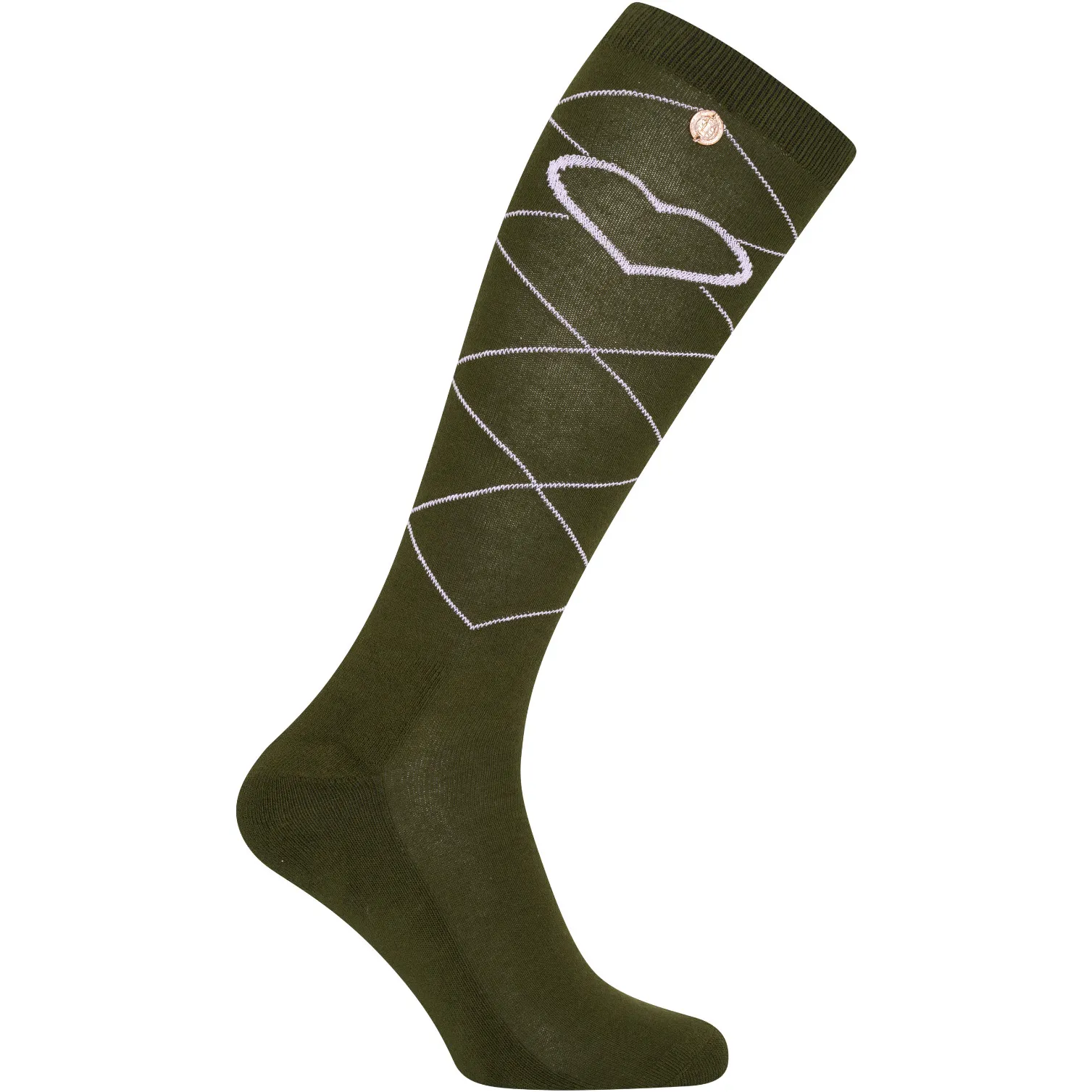Reitsocken IRHImperial Heart dark olive