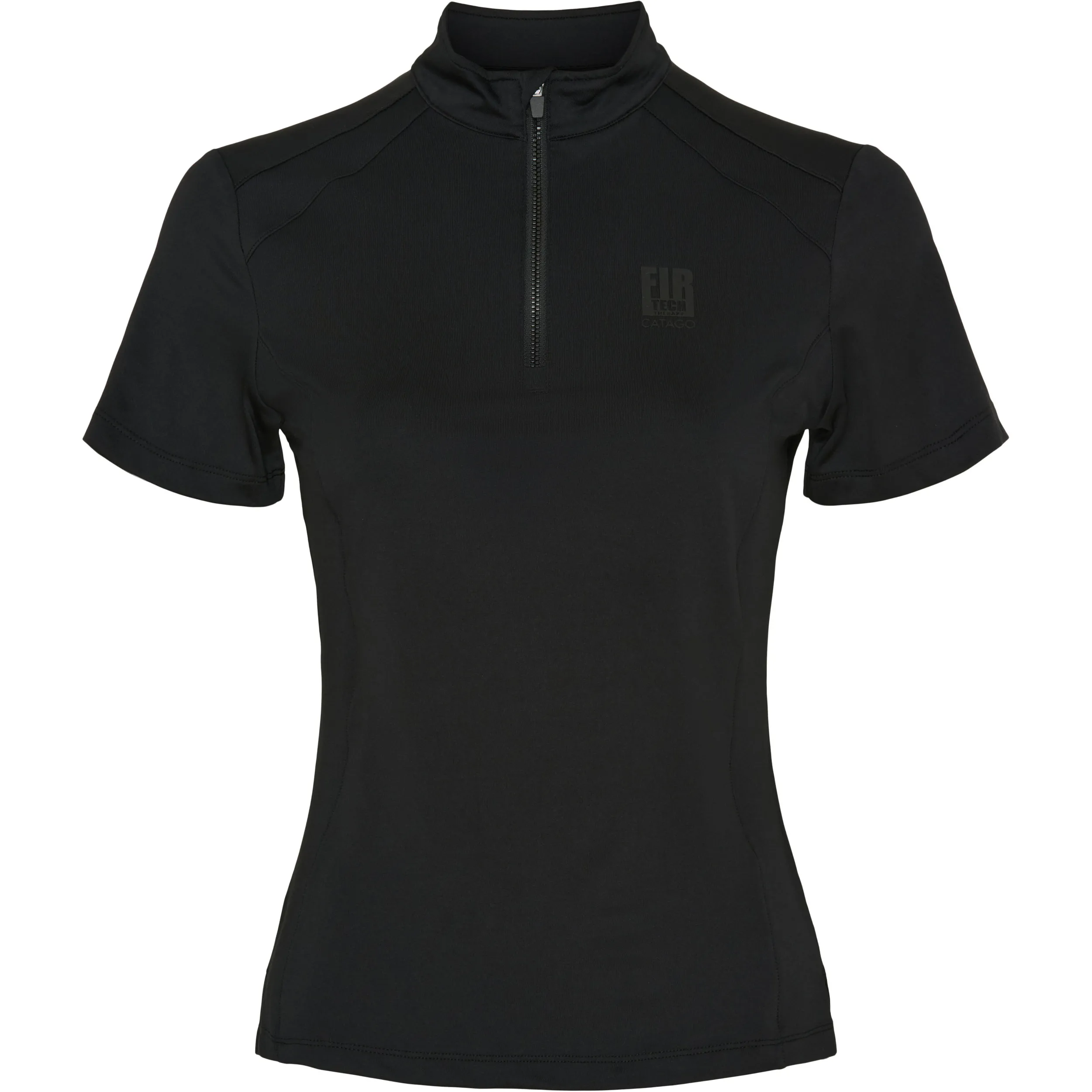 Damen Funktionsshirt Kurzarm FIR-Tech schwarz