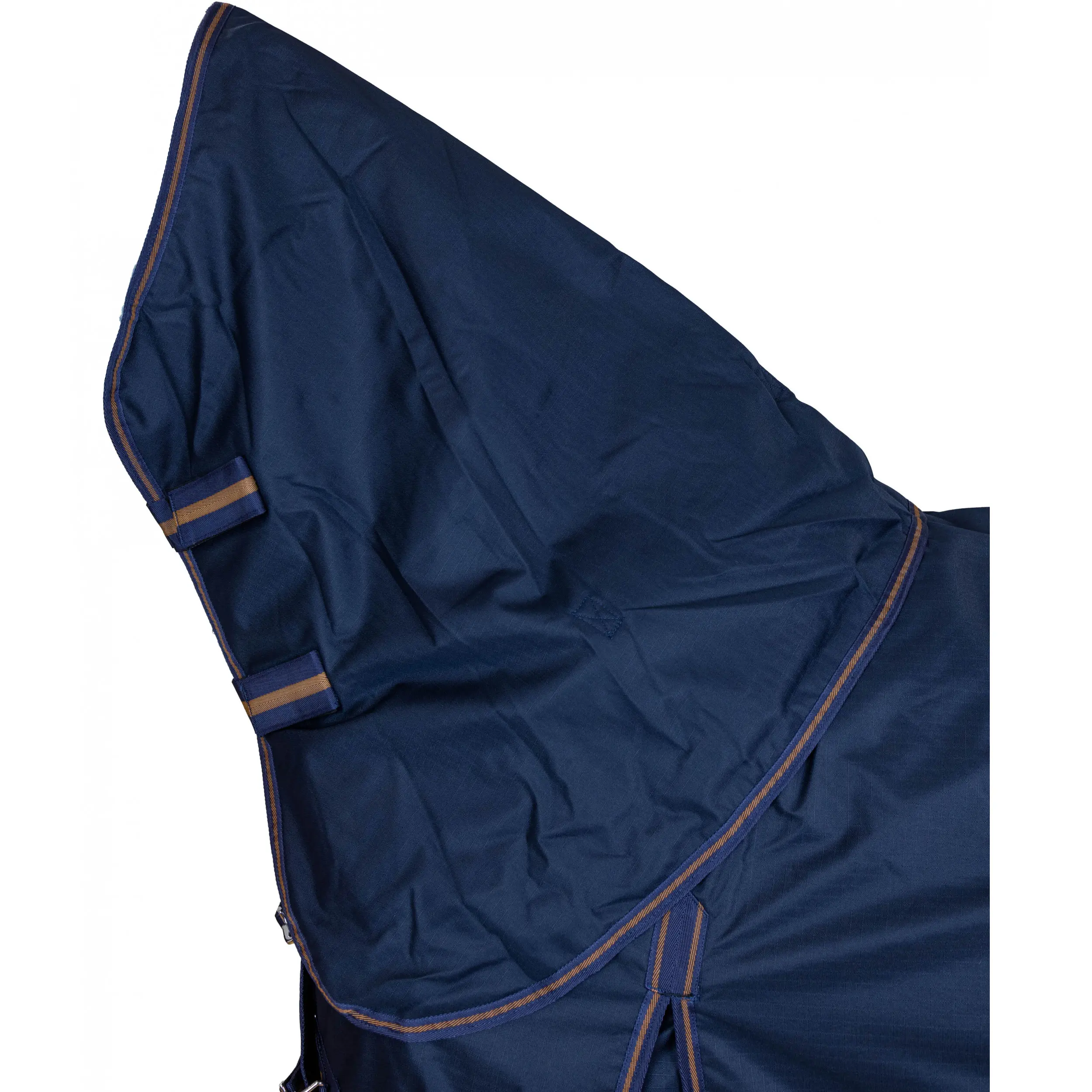 Weidedecke Full Neck Polarfleece 600D BASICLINE dunkelblau/braun