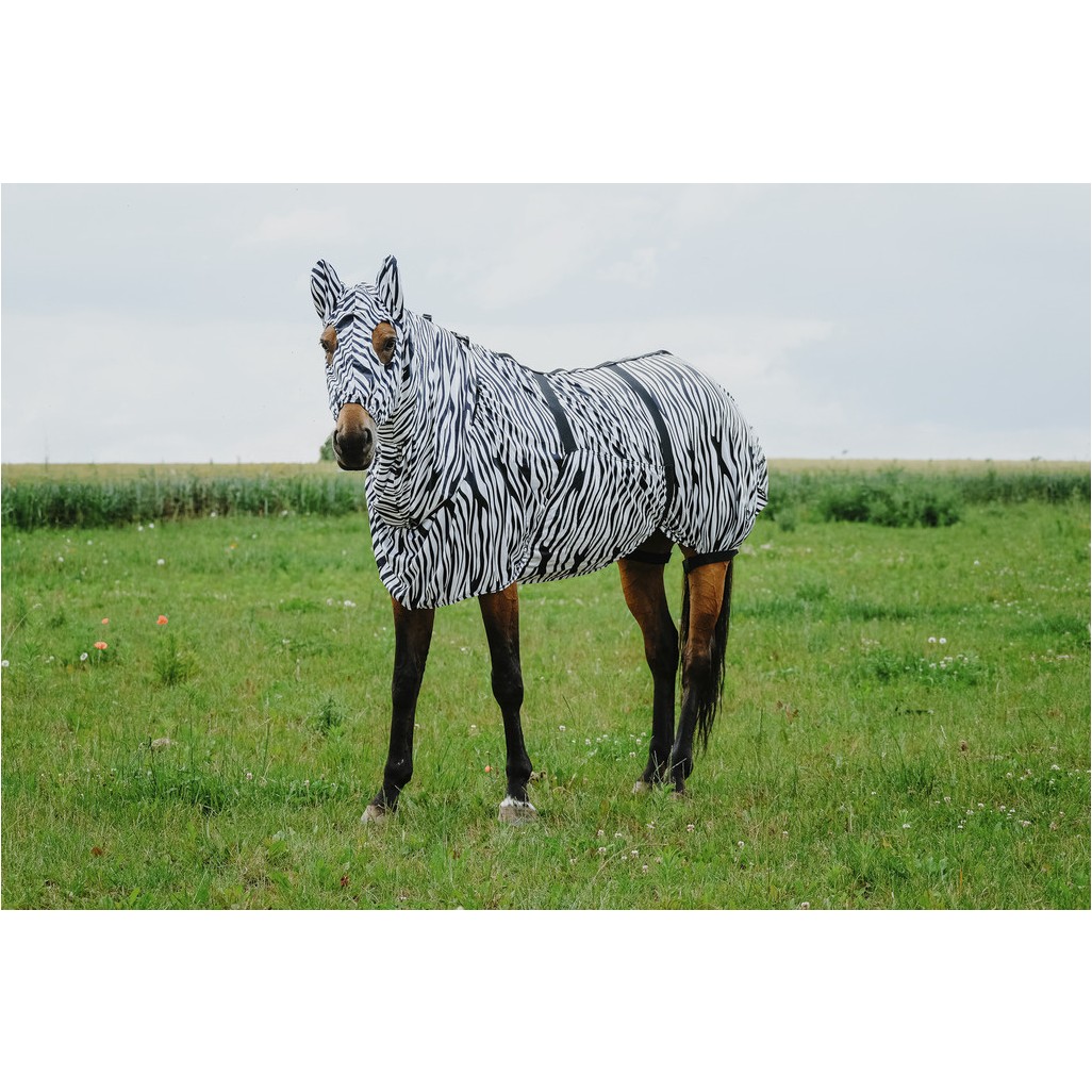 Ekzem-Schutzhaube ZEBRA schwarz/weiß Ekzem-Schutzhaube ZEBRA schwarz/weiß
