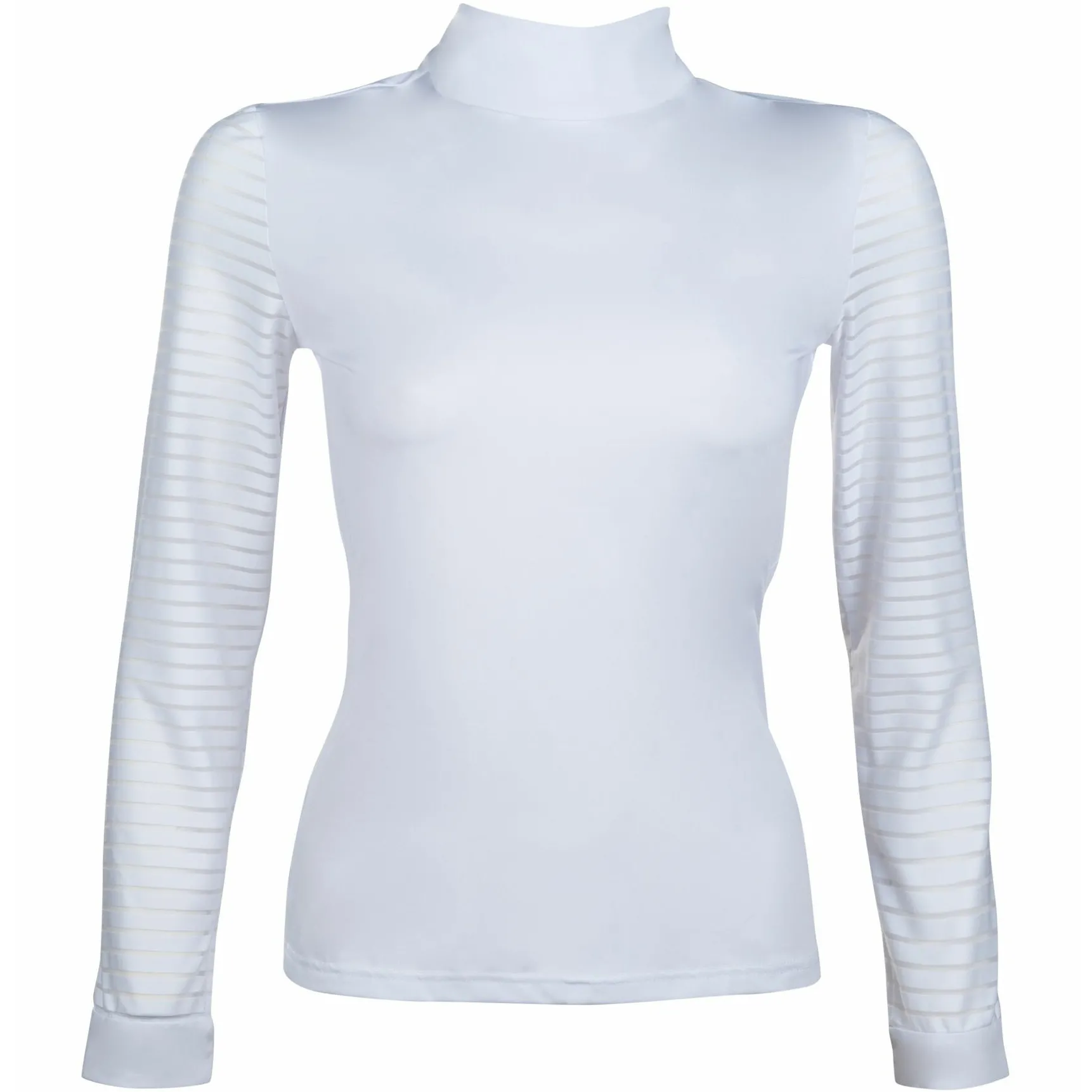 Damen Turniershirt Langarm MONACO weiß