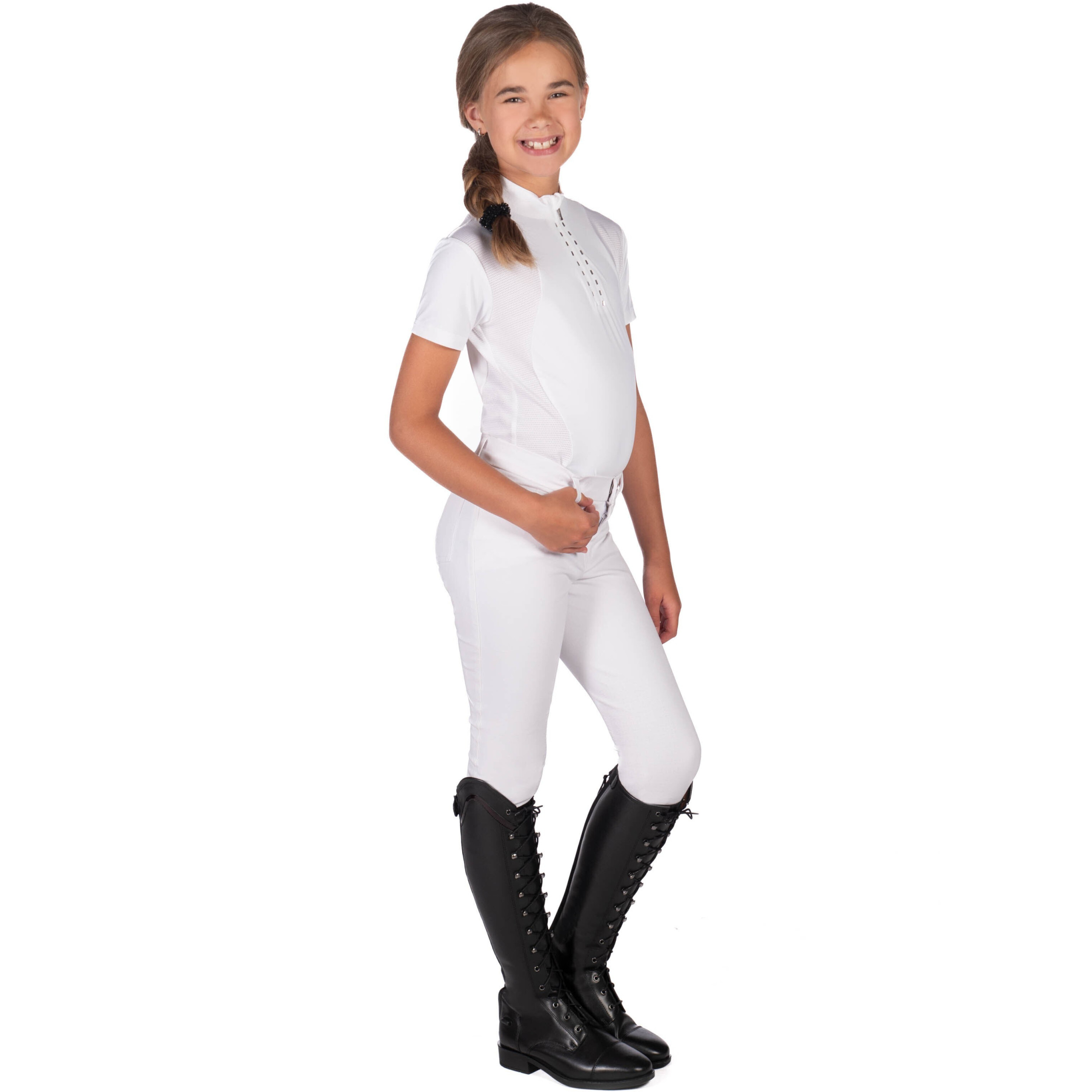 Kinder Turniershirt GLAM KIDS weiß