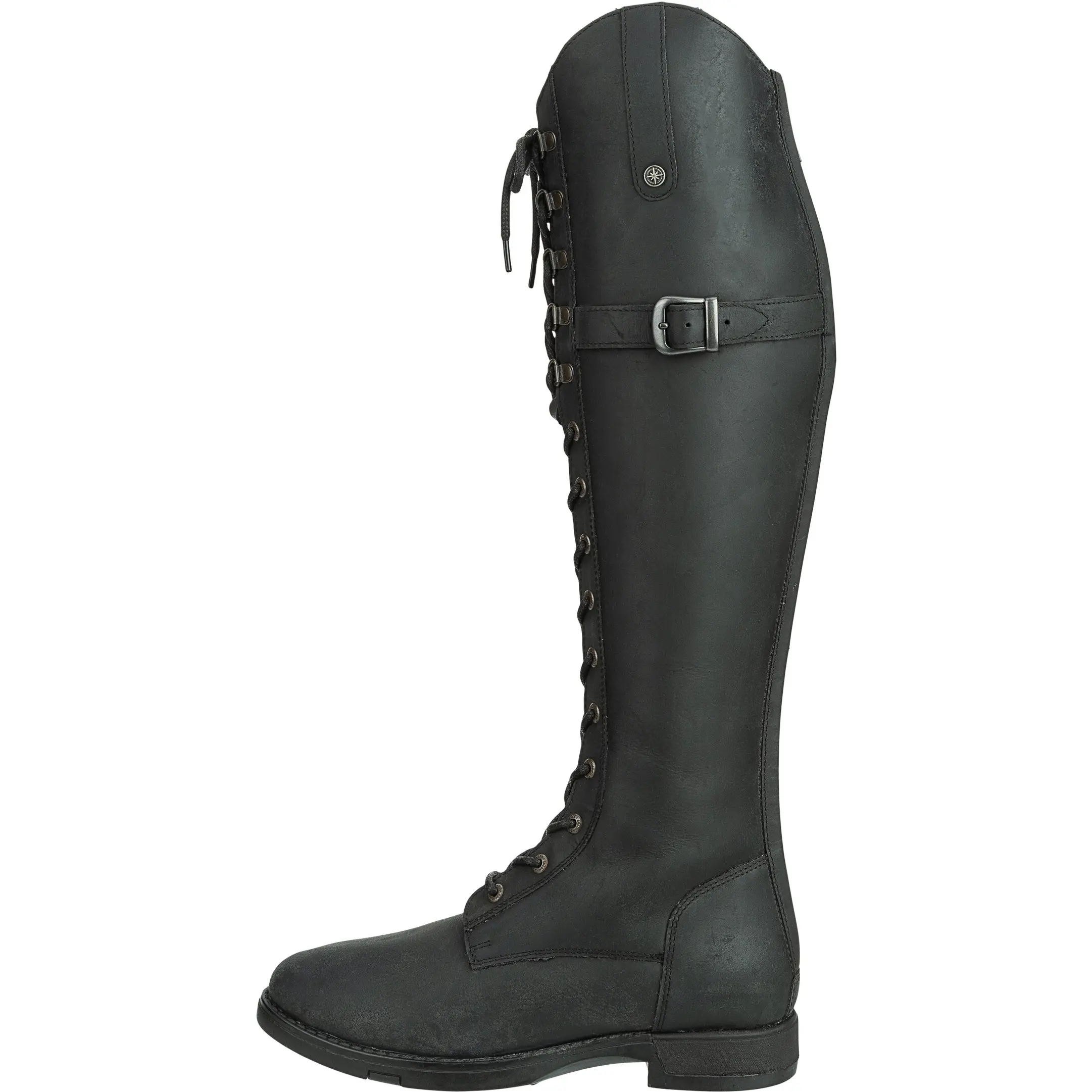 Winter Damen Reitstiefel LONGFORD Echtleder waxy black