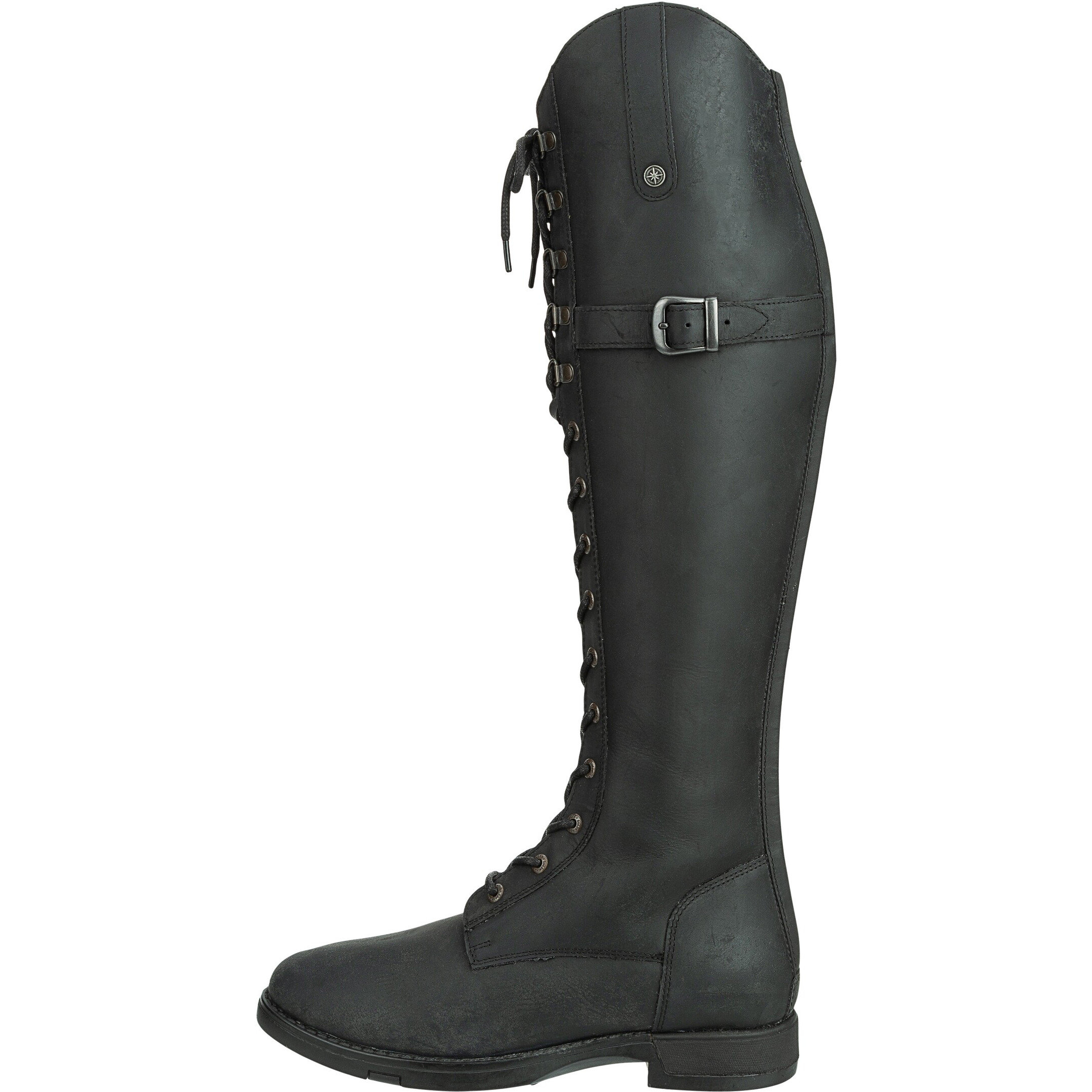 Winter Damen Reitstiefel LONGFORD Echtleder waxy black