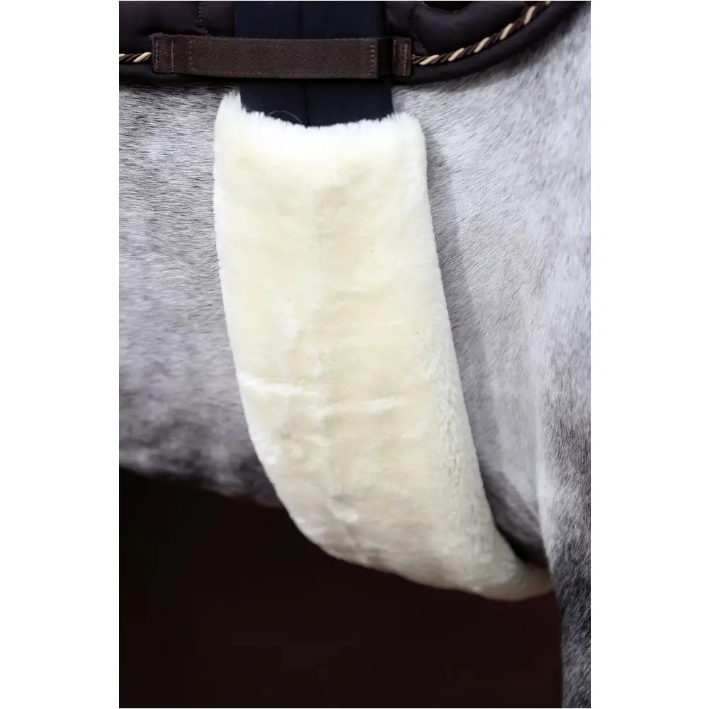 Sattelgurtschoner Webpelz natur 80cm