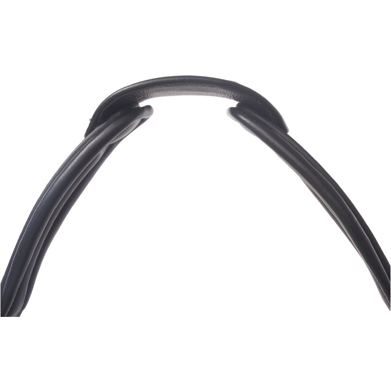 Genickstück offen mit Brücke MALOU schwarz