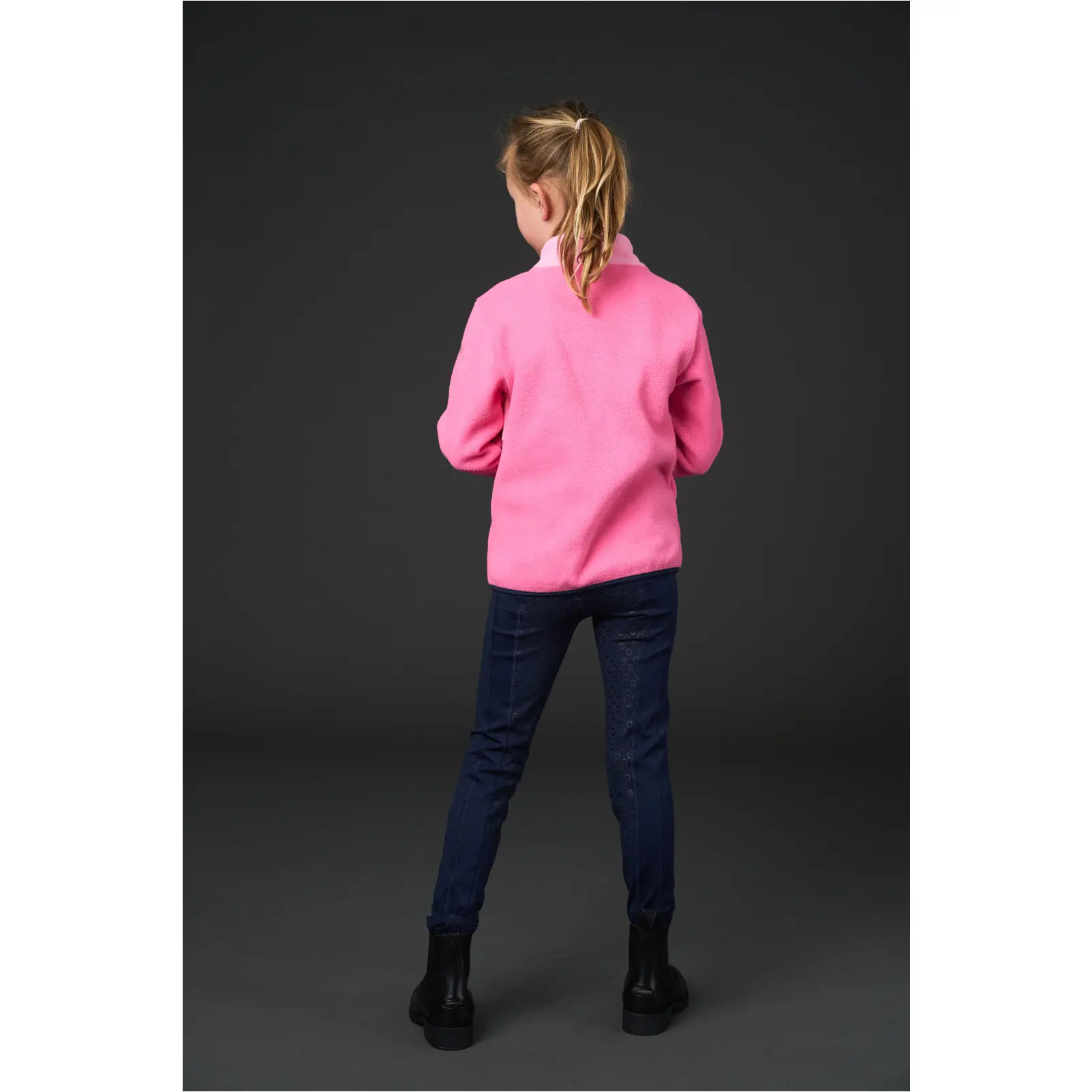 Kinder Fleecereitjacke MINNA ZIP phlox pink