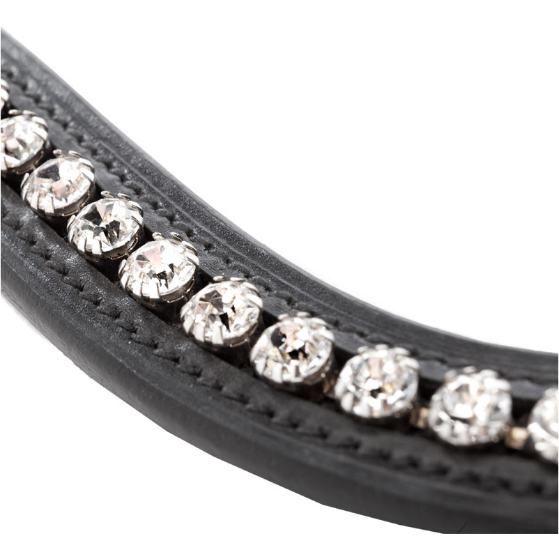 Stirnband Kandare CLASSIC schwarz/weiß