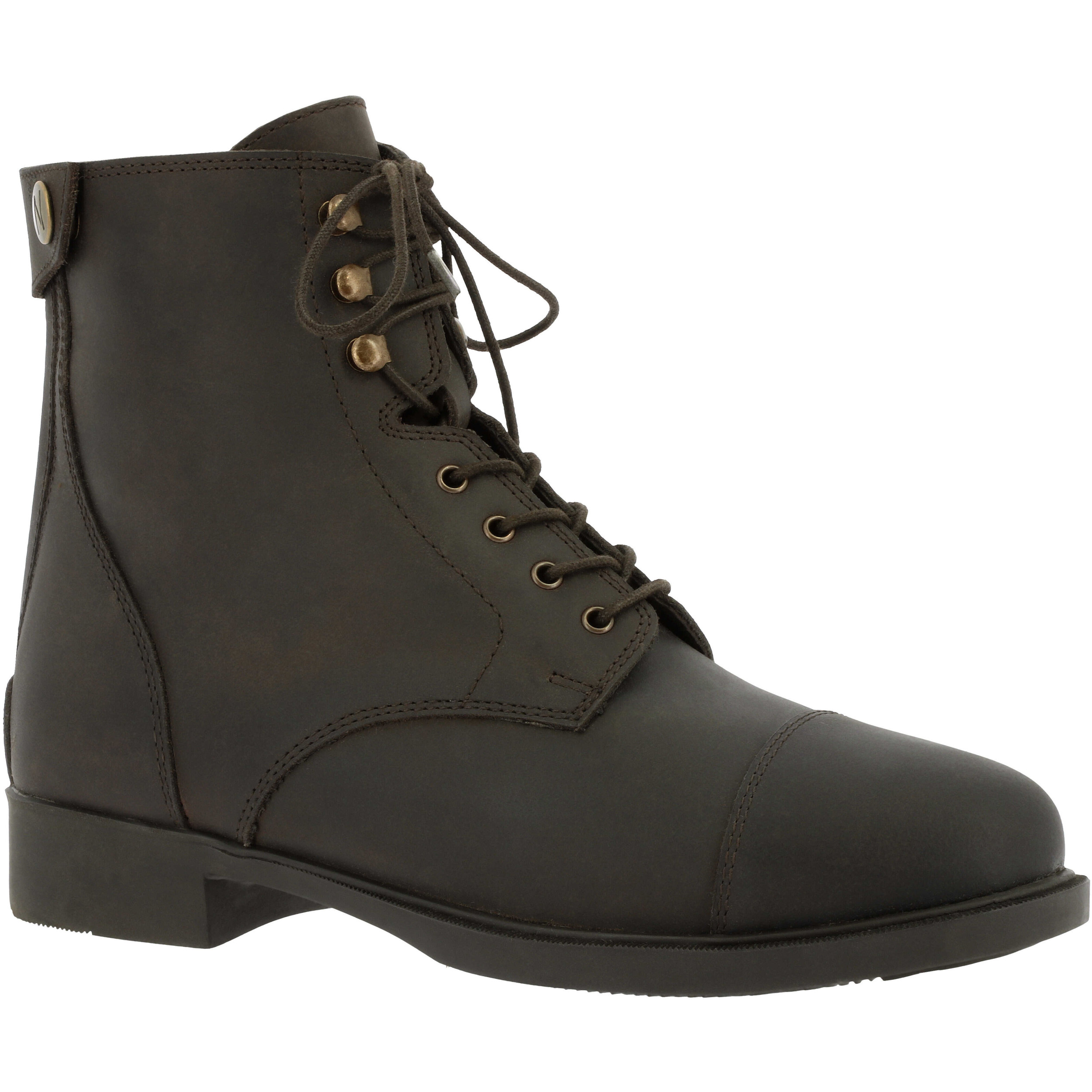 Reitstiefeletten mit Schnürsenkel & Zip NÎMES Echtleder braun Reitstiefeletten mit Schnürsenkel & Zip NÎMES Echtleder braun