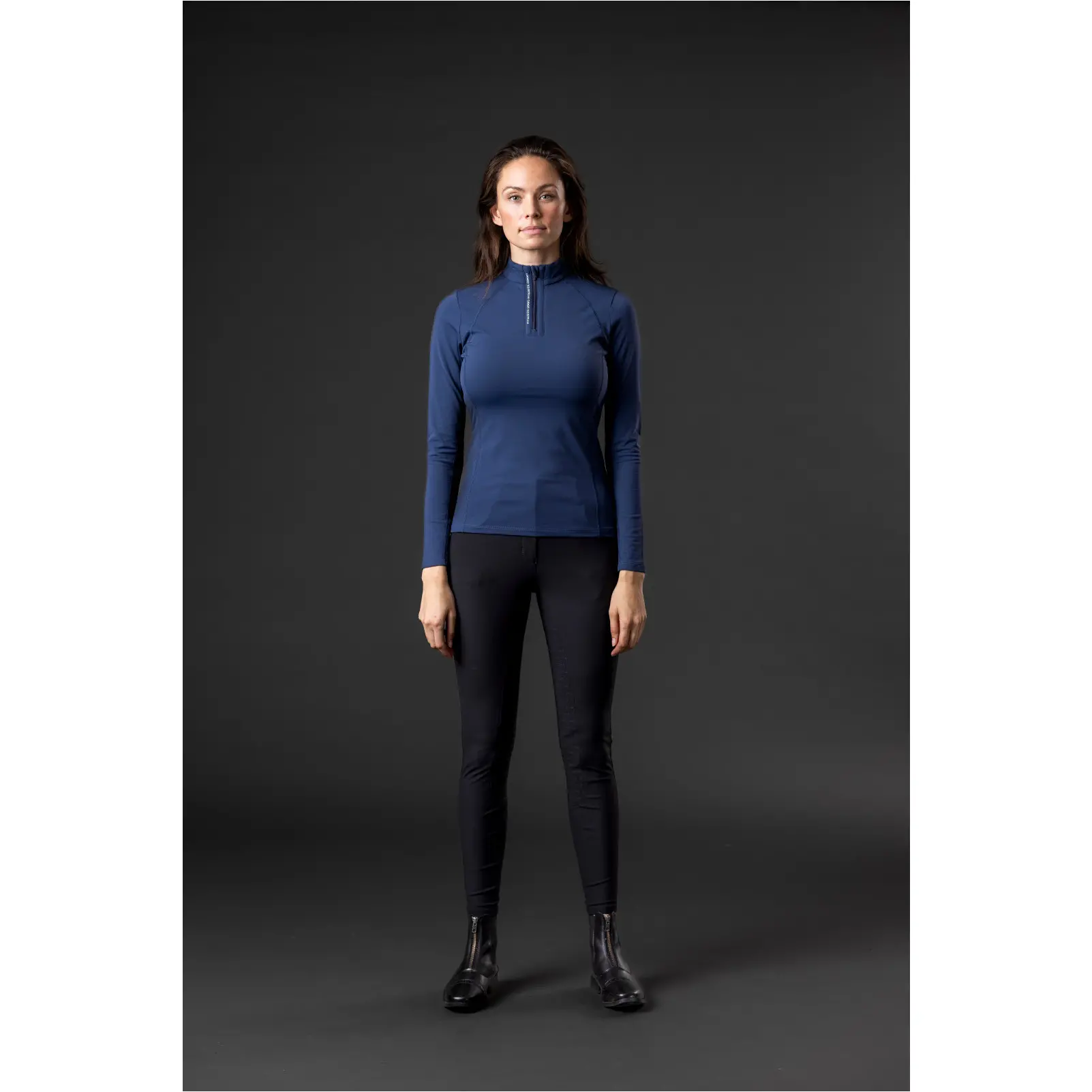 Damen Funktionsshirt Langarm BREE half-zip navy Damen Funktionsshirt Langarm BREE half-zip navy