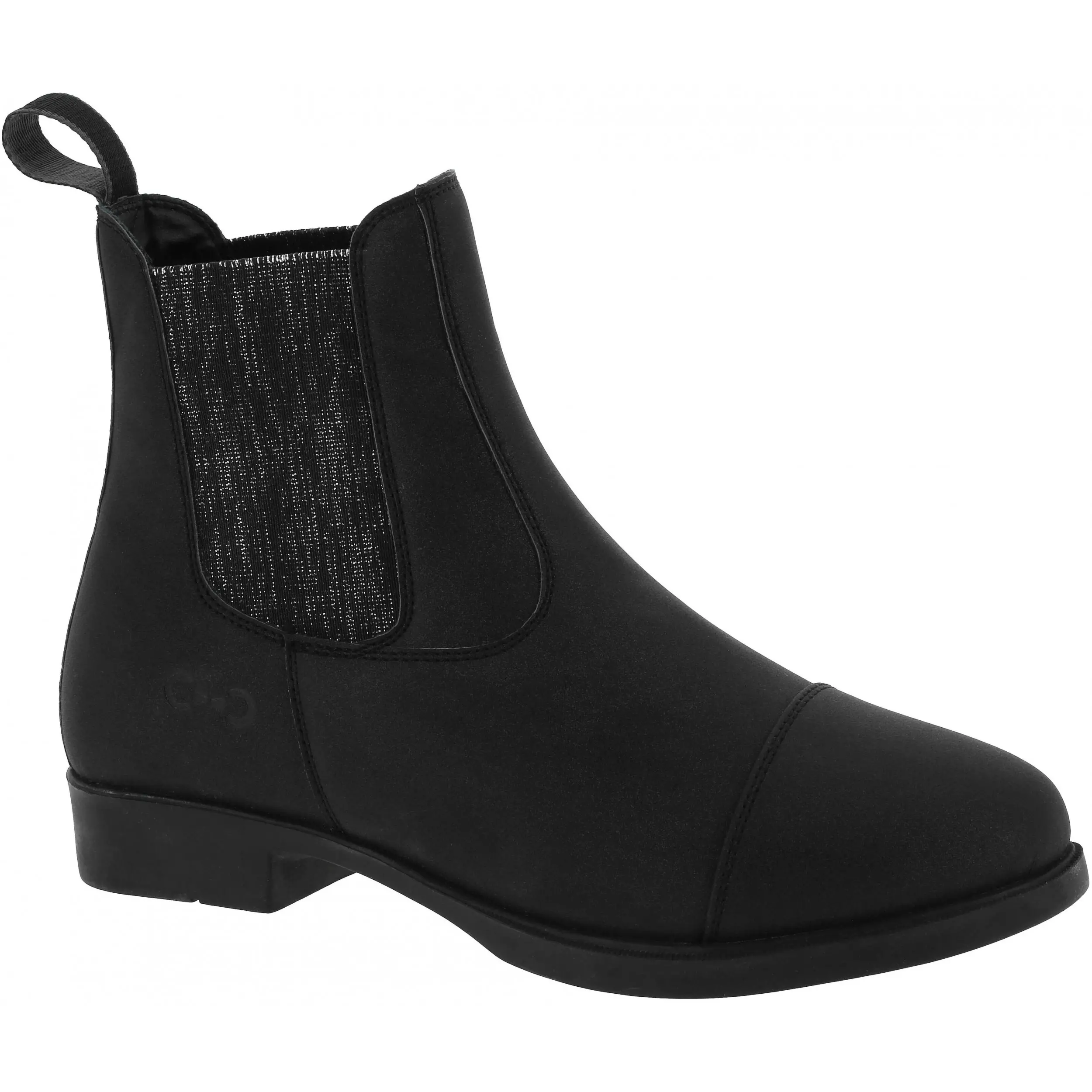 Kinder Jodhpurstiefeletten GLITZER schwarz