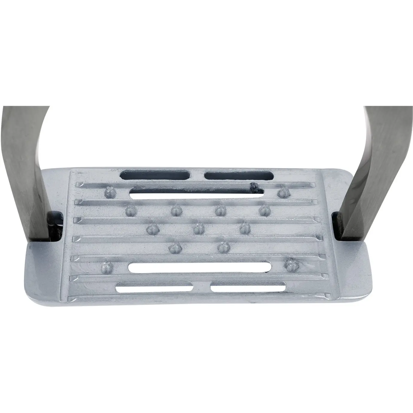 Steigbügel Aluminium grau 12cm