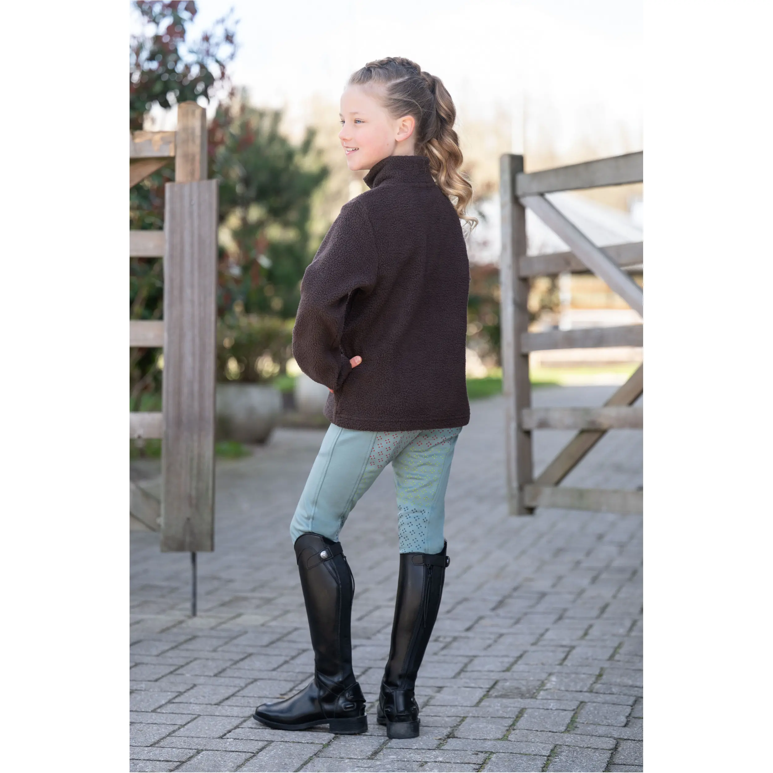 Kinder Pullover MIA dunkelbraun