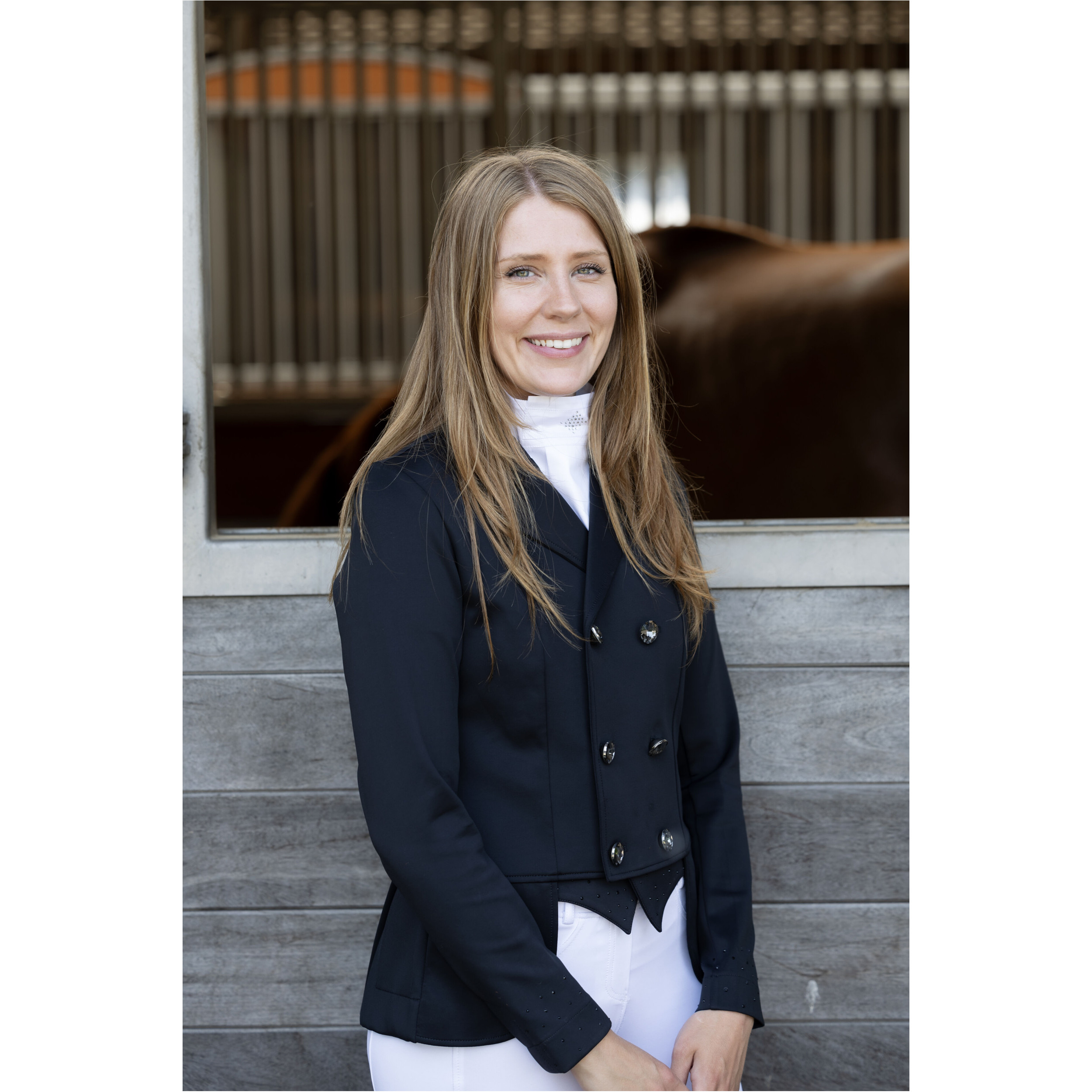 Damen Turnierjacket ANDREA schwarz