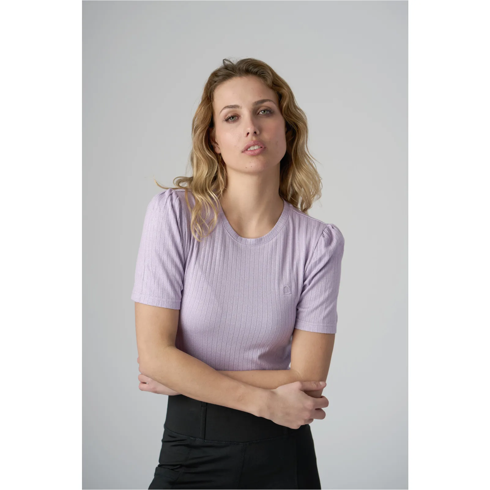 Damen T-Shirt Kurzarm ALEXA lavendel