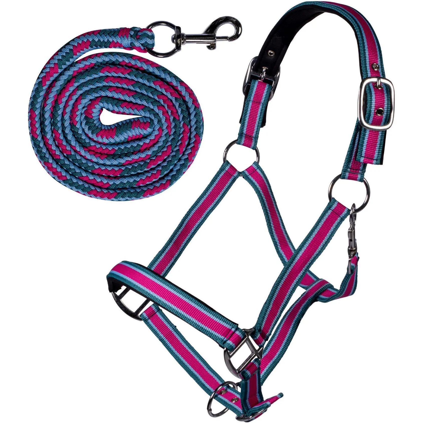 Halfter-Set mit Karabinerhaken MANCHESTER magenta