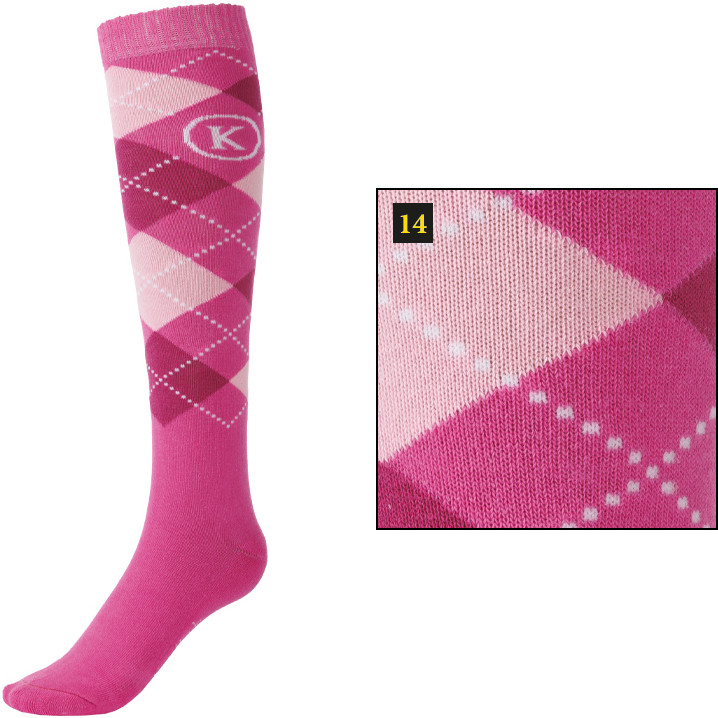 Reitsocken KAVALSOCKS pink/lila/rosa