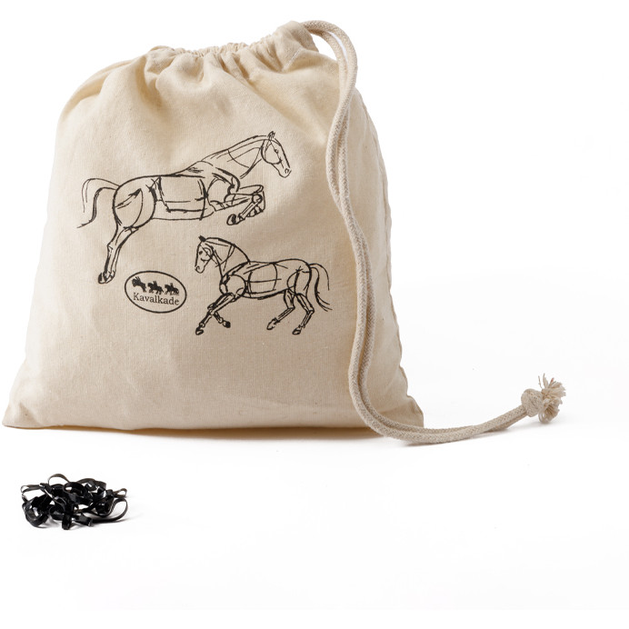 Mähnengummis aus Silikon schwarz