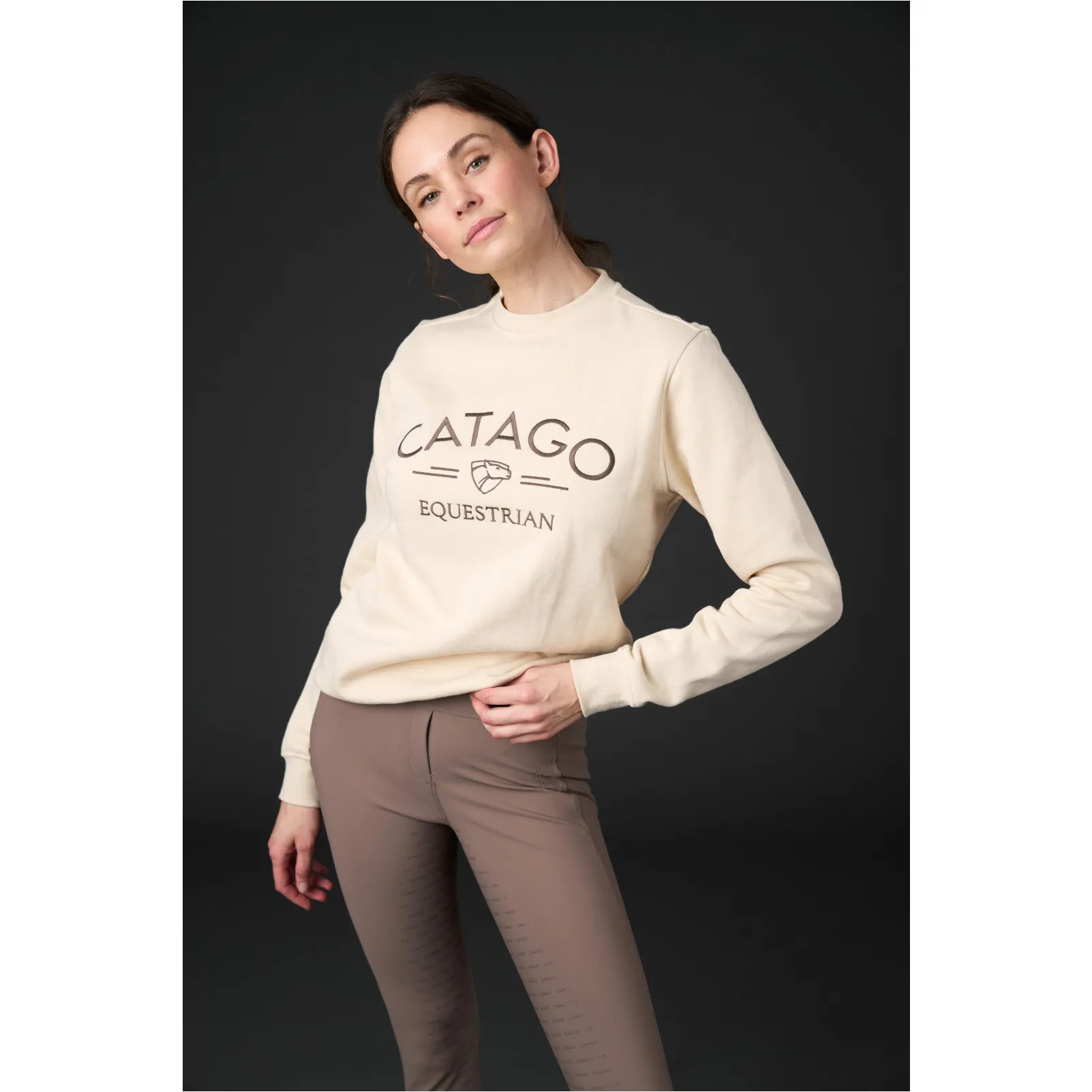 Damen Reitleggings Silikon Vollbesatz RIVER F/G mit Gürtelschlaufen falcon