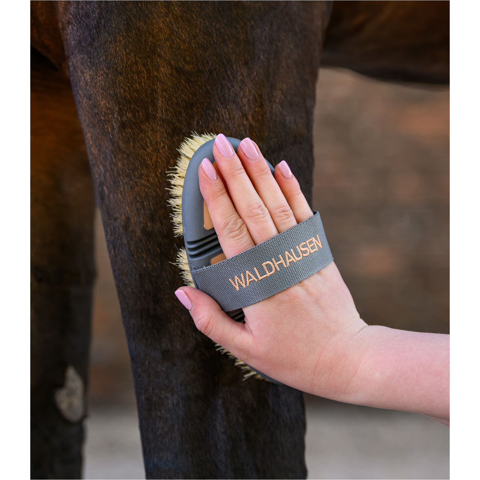 Wurzelbürste FLEX pfirsich