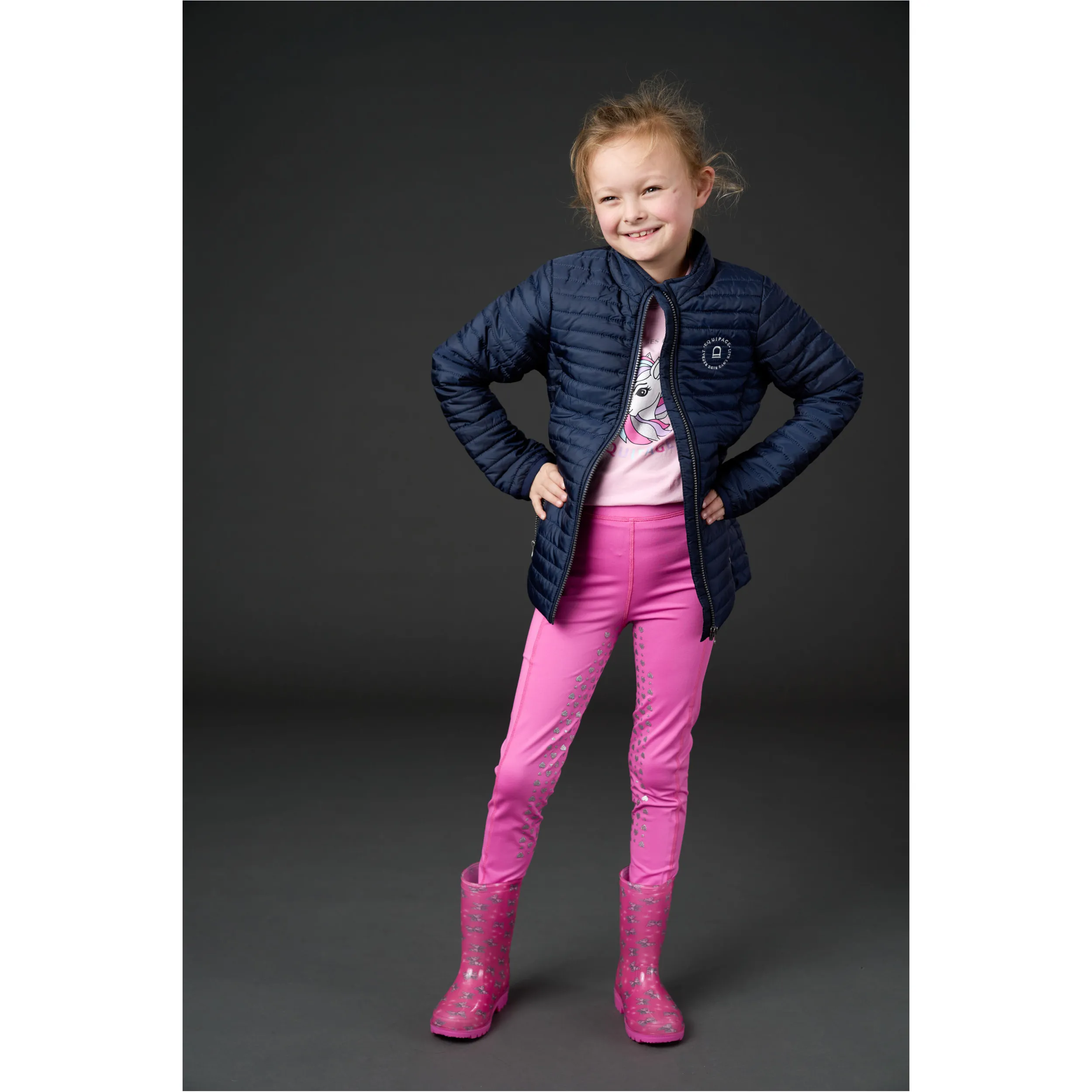 Kinder Reitjacke TEMPER marine