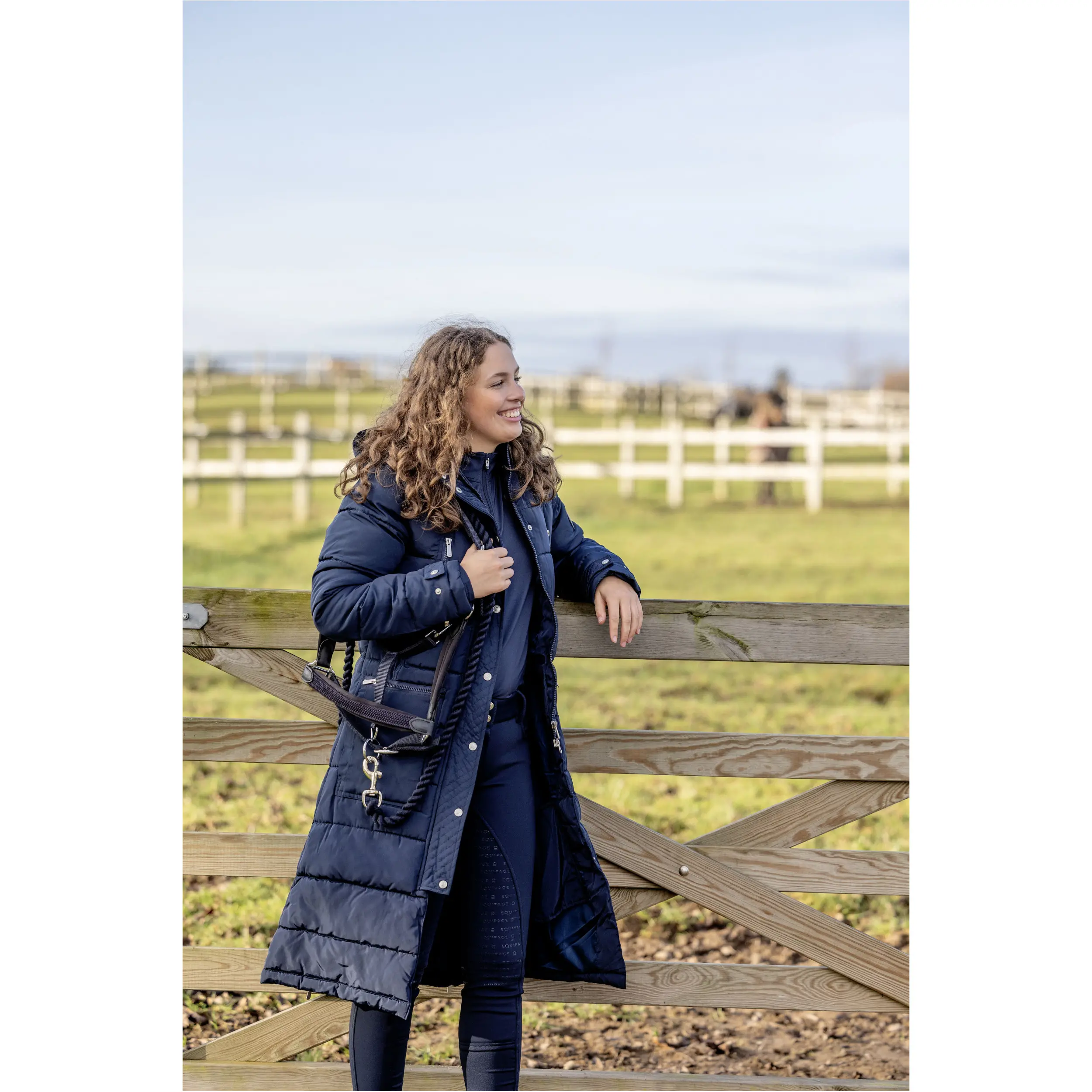 Halfter geflochten VARDIA navy Halfter geflochten VARDIA navy