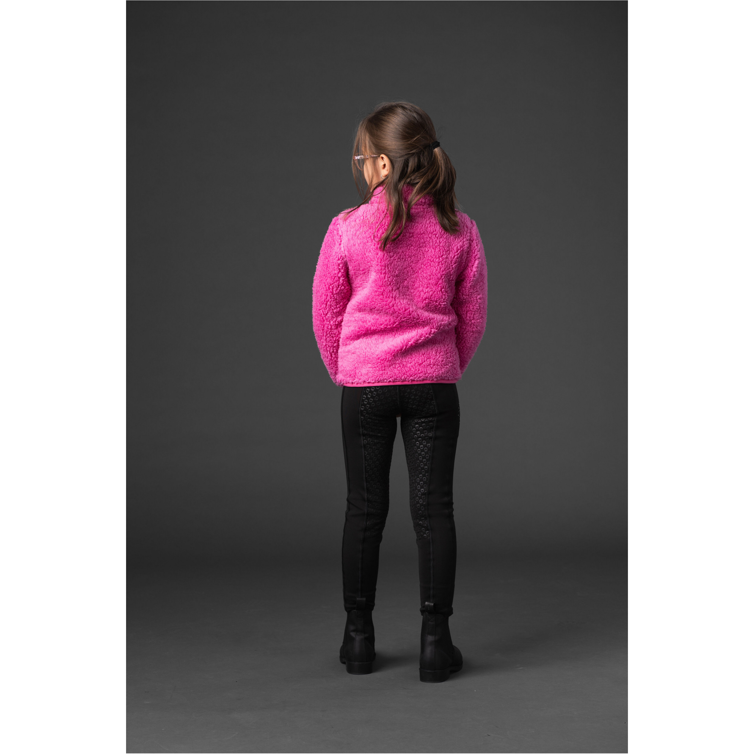 Kinder Teddyreitjacke VEGA phlox pink