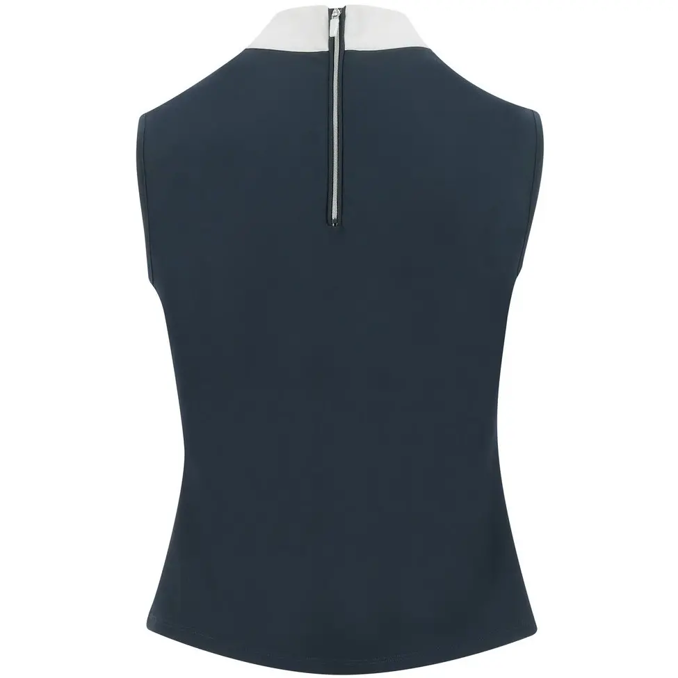Damen Turniershirt PUEBLA Cut Out marineblau/grau