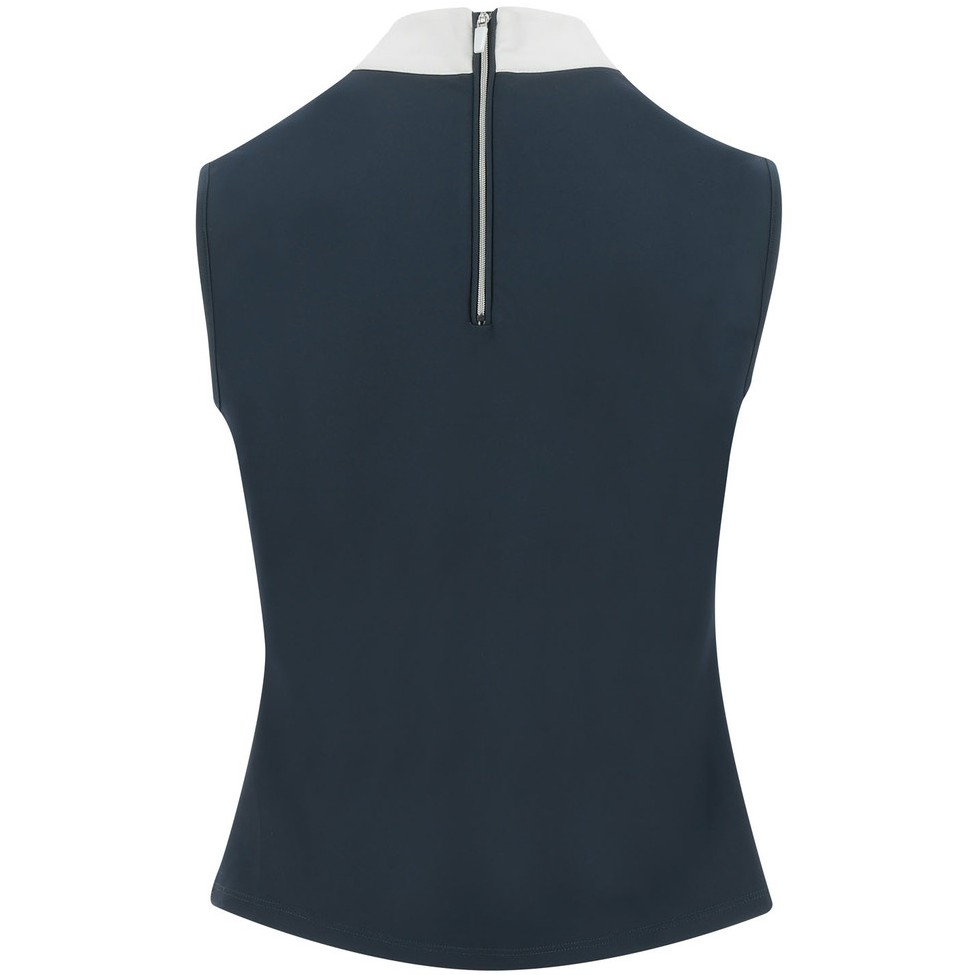Damen Turniershirt PUEBLA Cut Out marineblau/grau