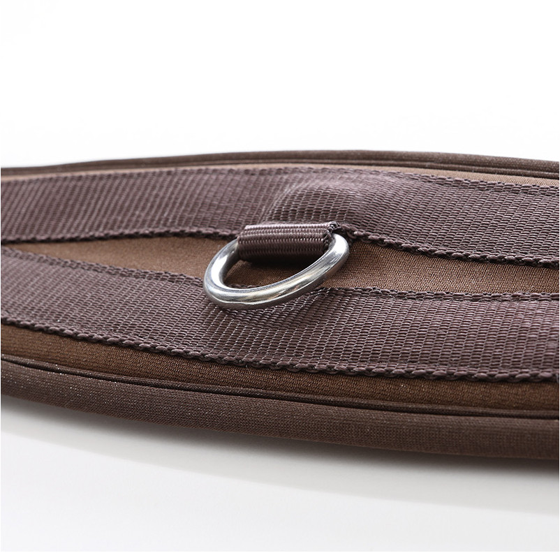 Sattelgurt Memory mit Elast CLASSIC braun