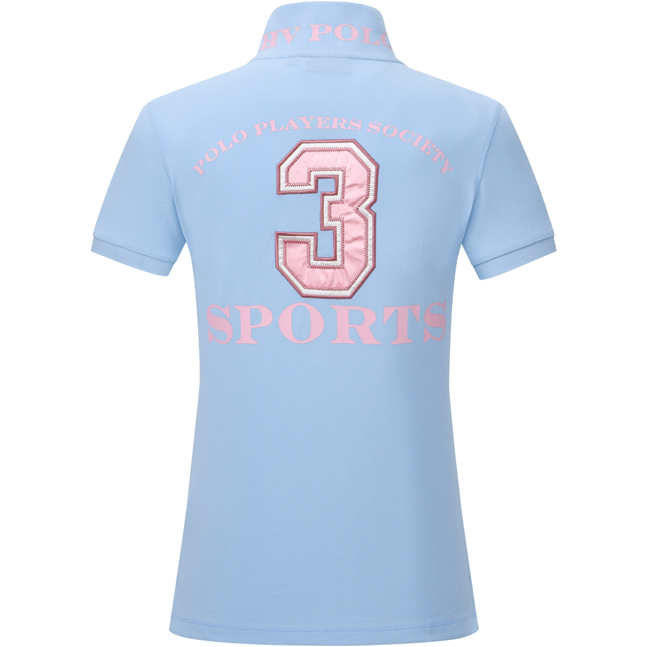Damen Poloshirt HVPFavouritas EQ powder blue