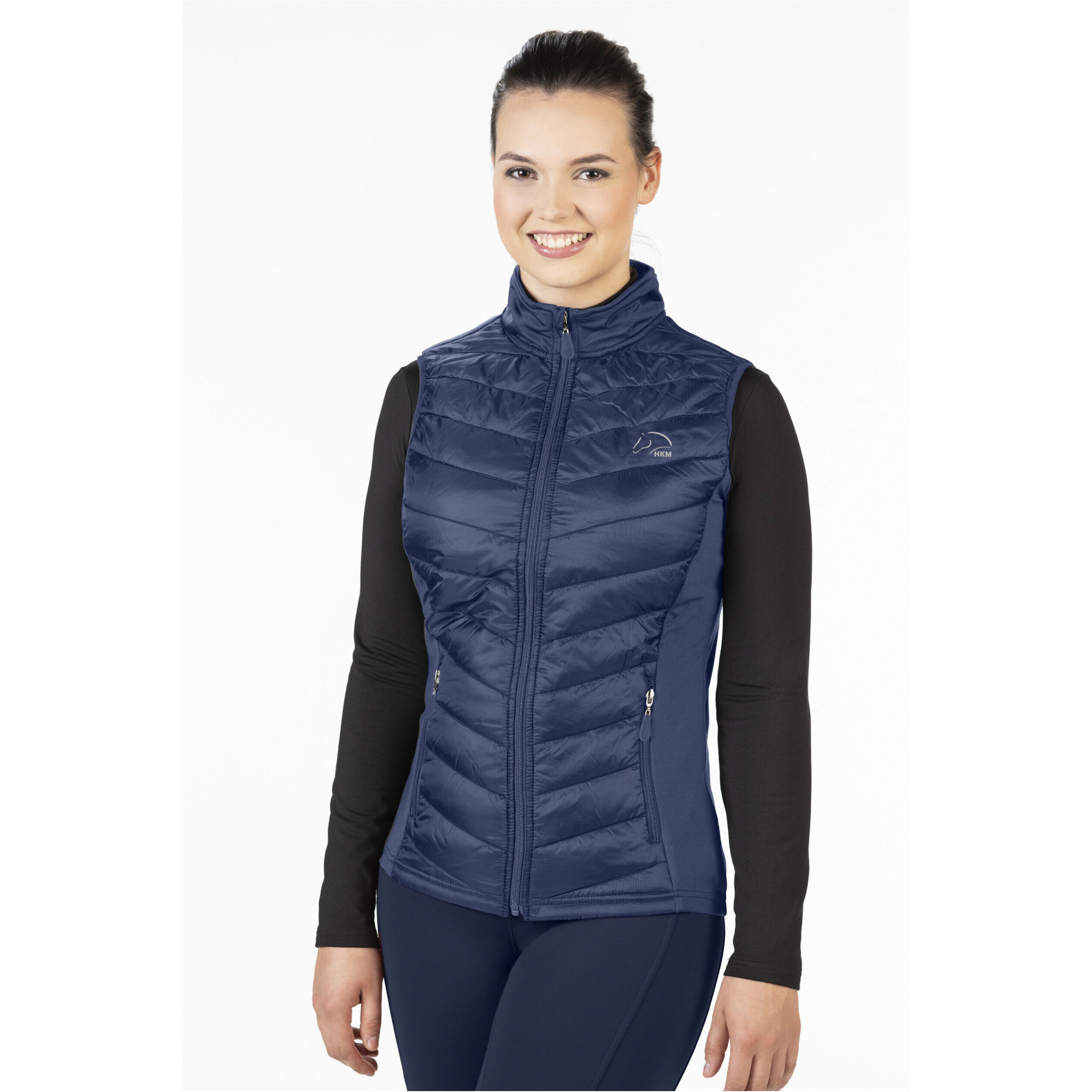 Damen Jersey-/Nylonweste BASEL STYLE dunkelblau