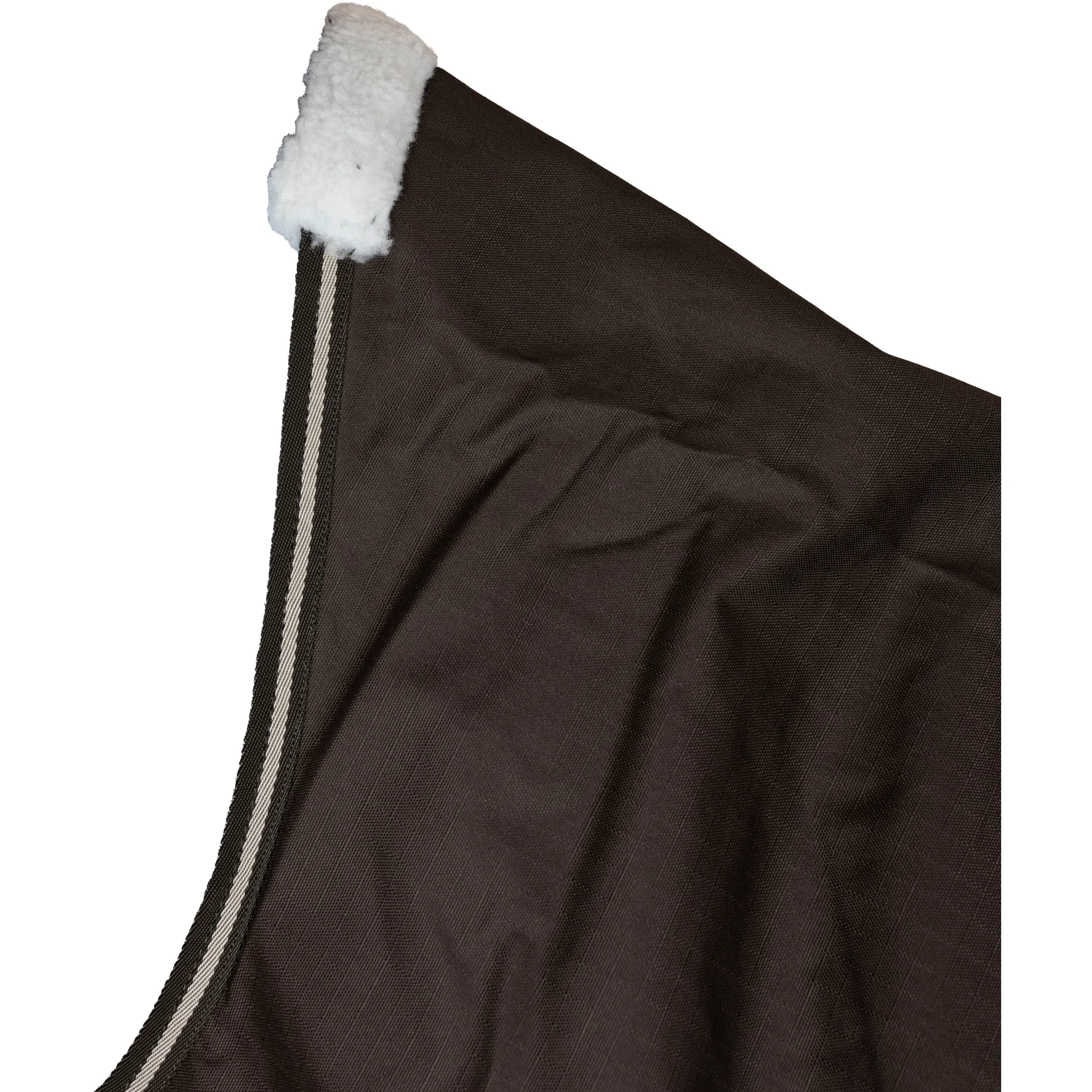 Winterdecke High Neck 300g Füllung 600D BASICLINE braun/beige