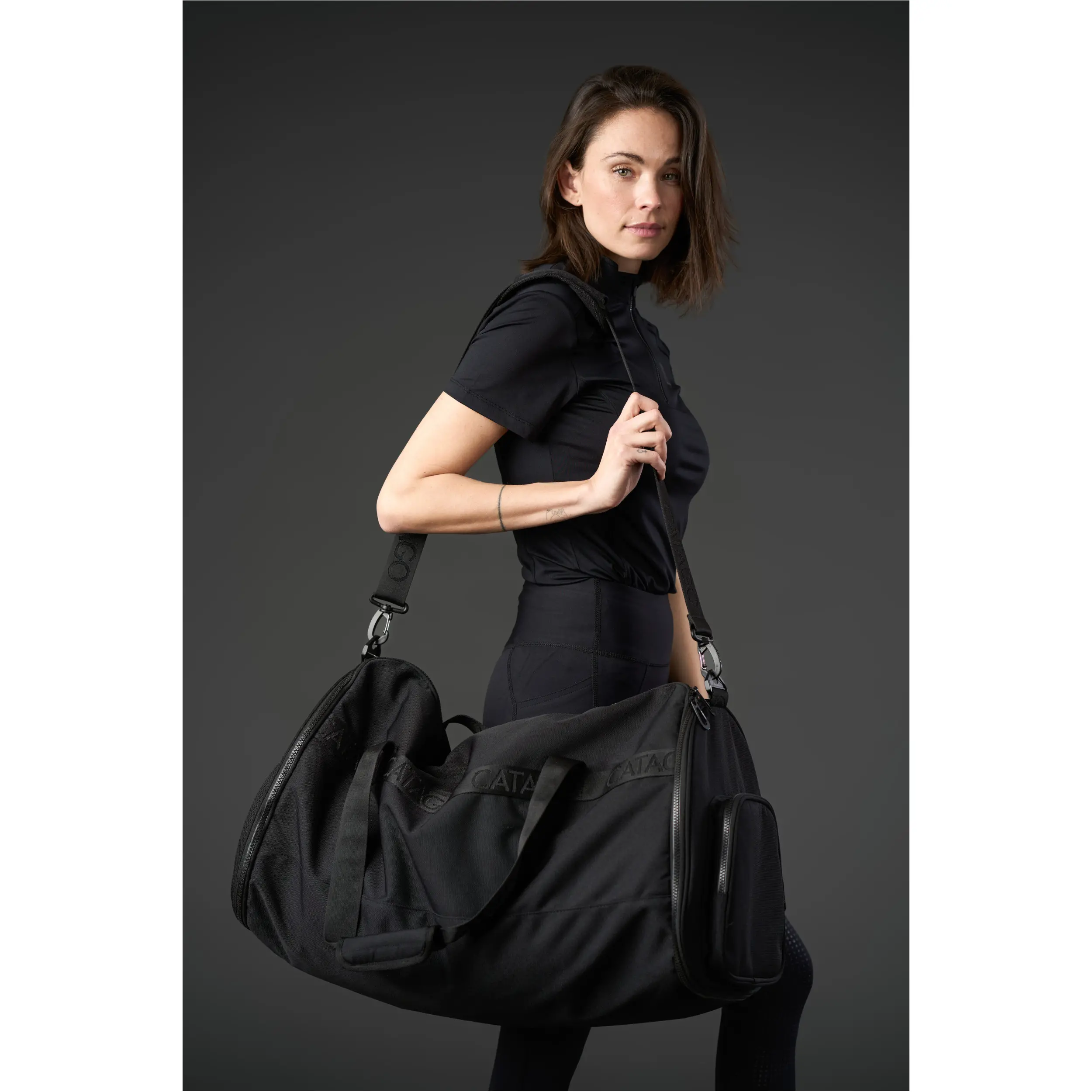 Reisetasche mit Kleidersack BIG schwarz 