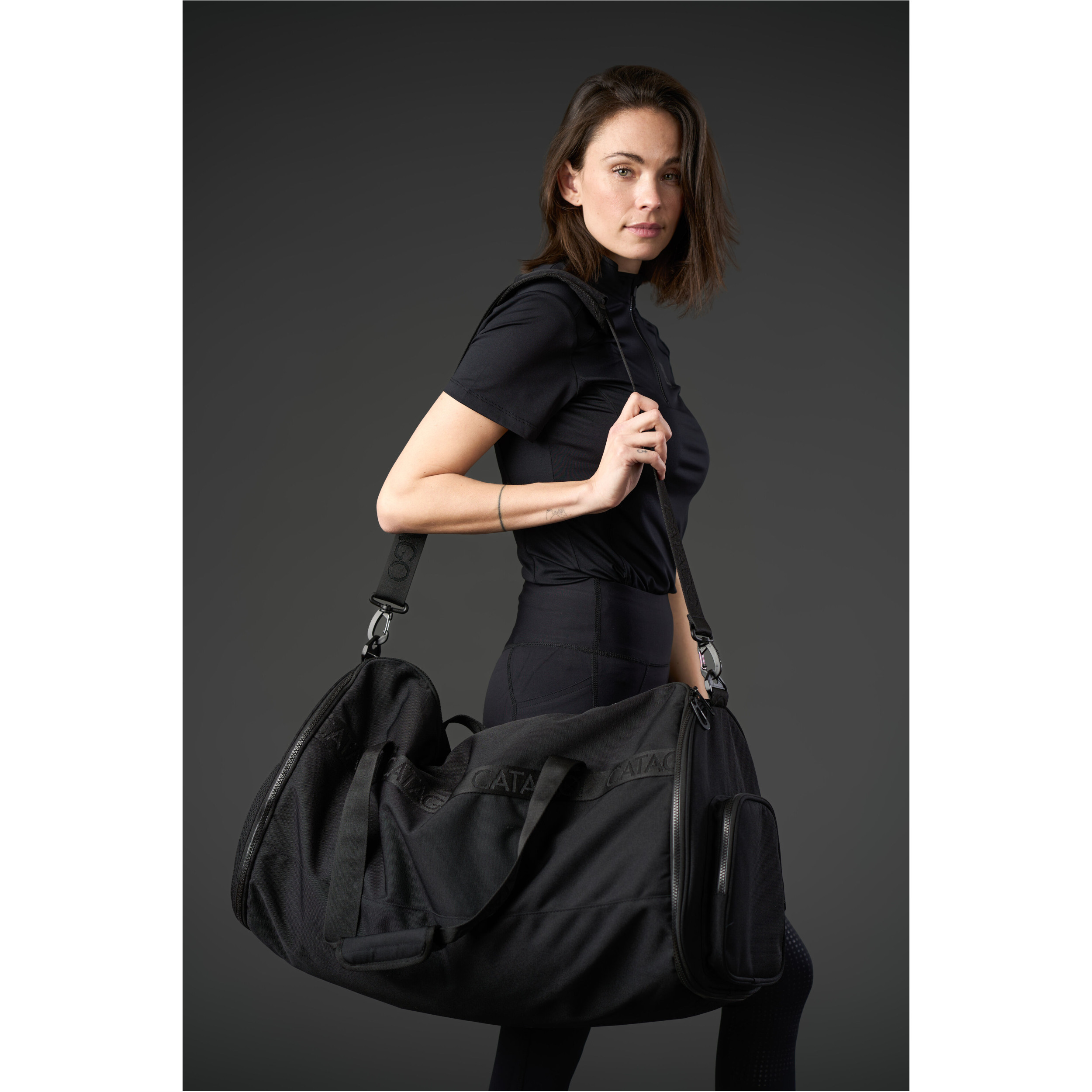 Reisetasche mit Kleidersack BIG schwarz 