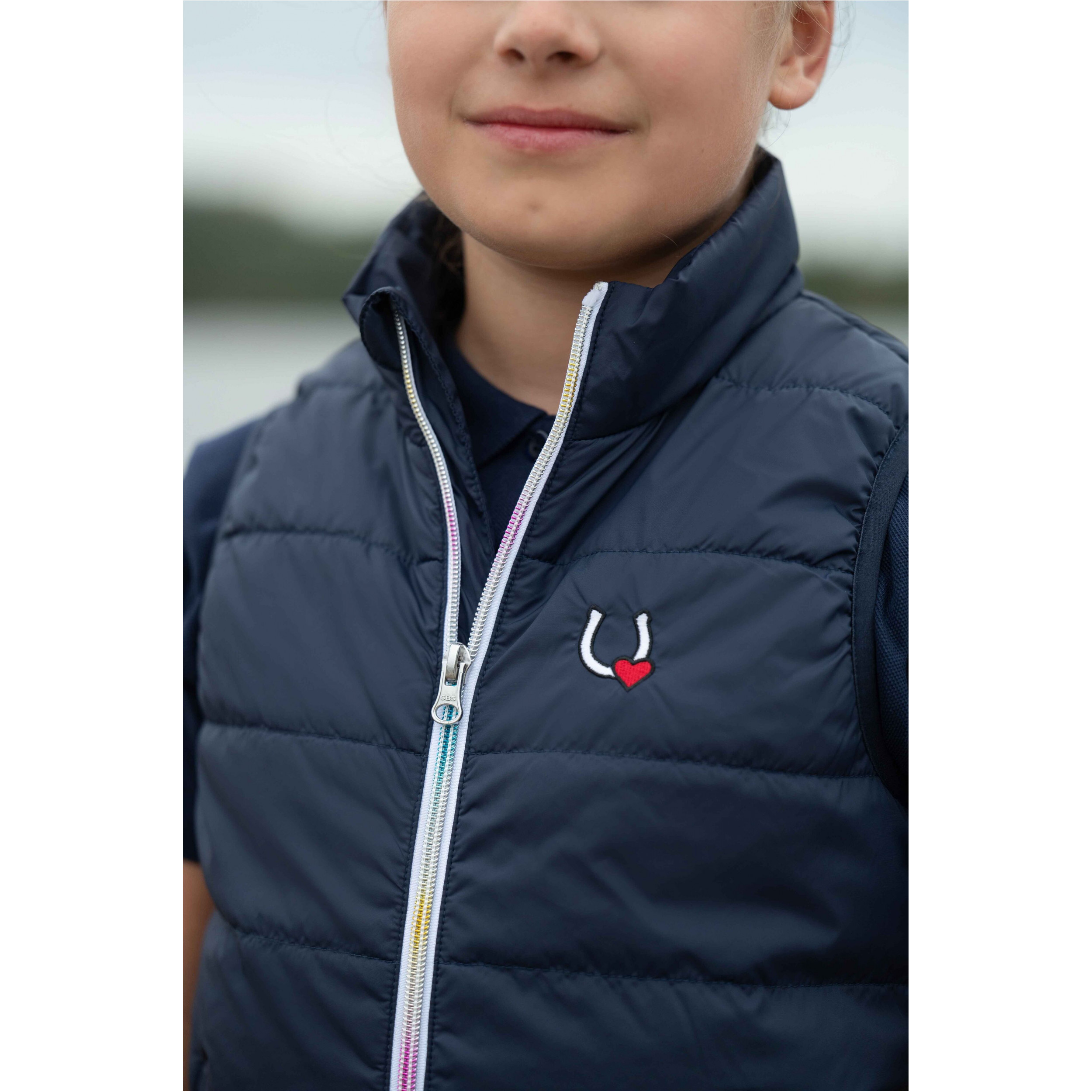 Kinder Reitweste MIKA dunkelblau