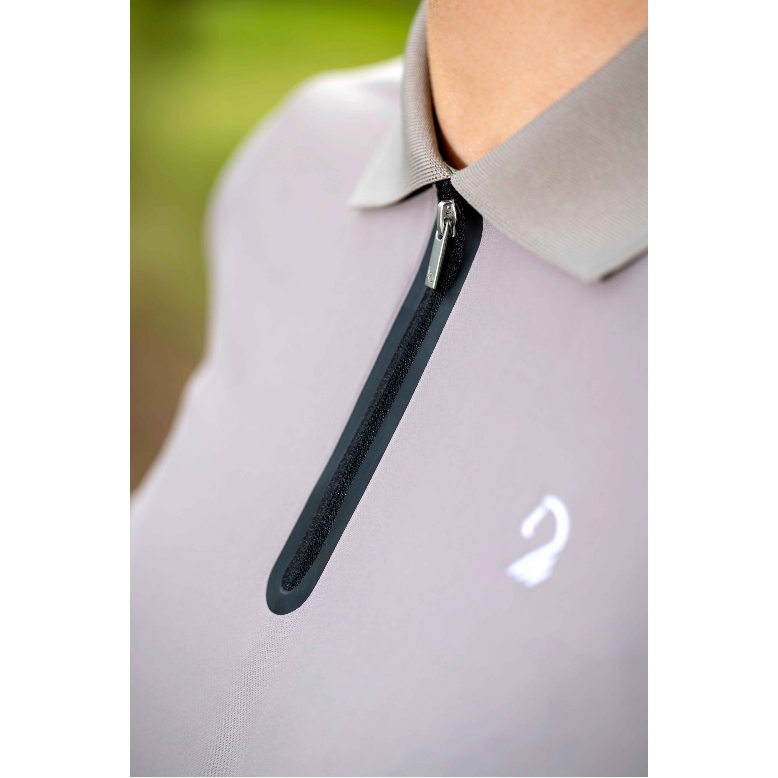Damen Poloshirt AMALFI taupe
