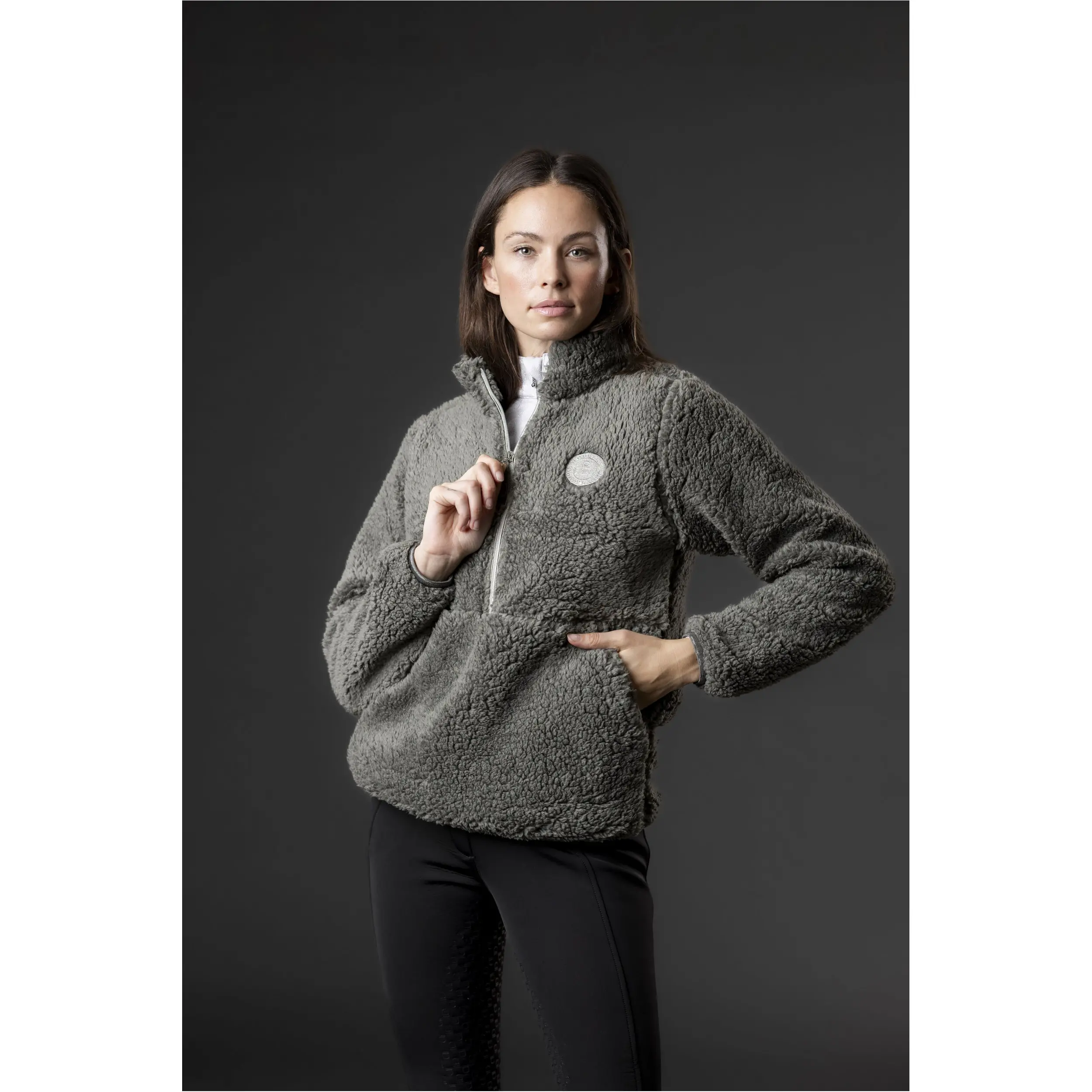 Kinder Teddy Reitjacke JOELLE forest