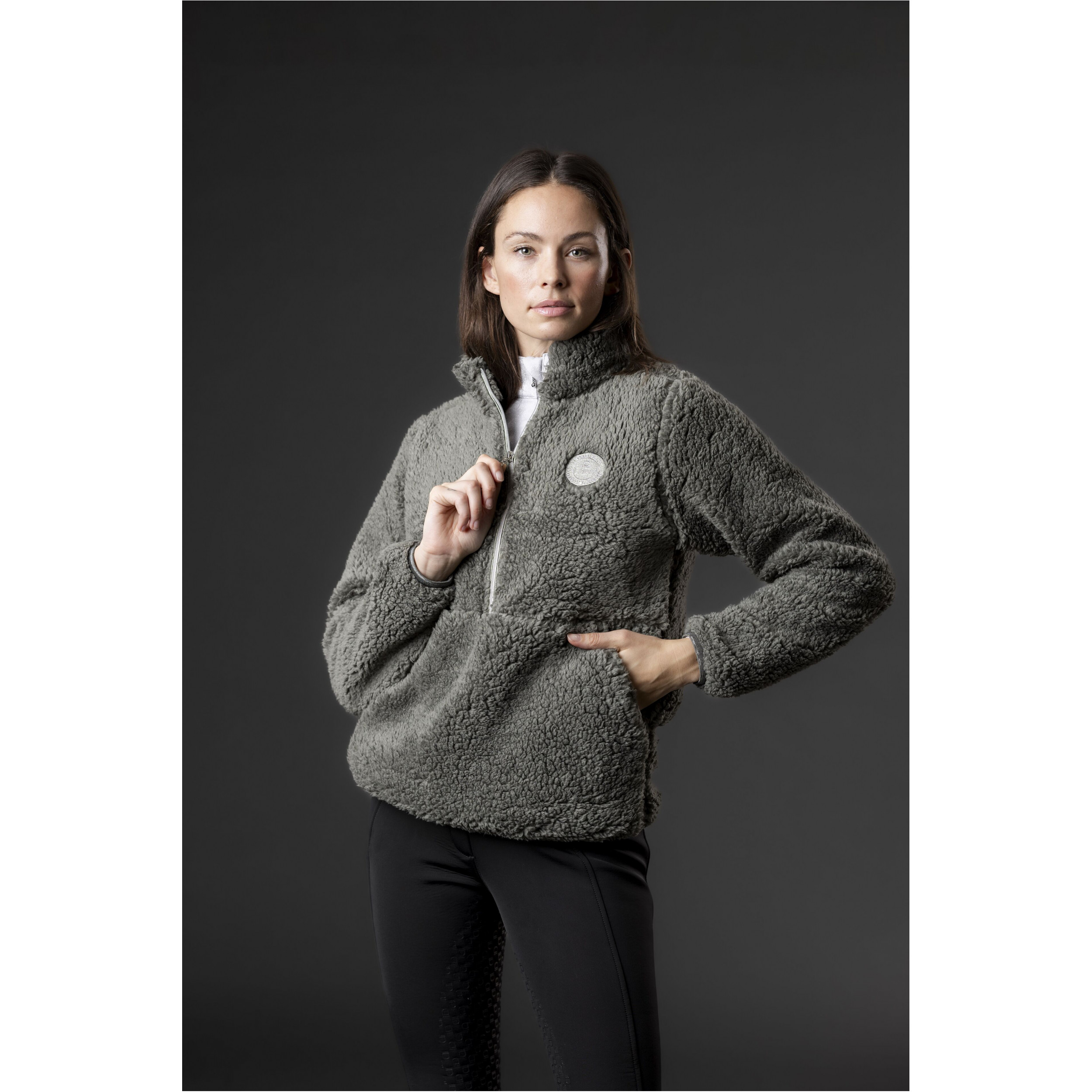 Kinder Teddy Reitjacke JOELLE forest