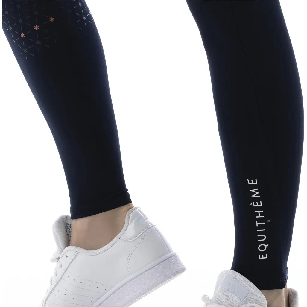 Damen Reitleggings Silikon Vollbesatz LYLY marineblau