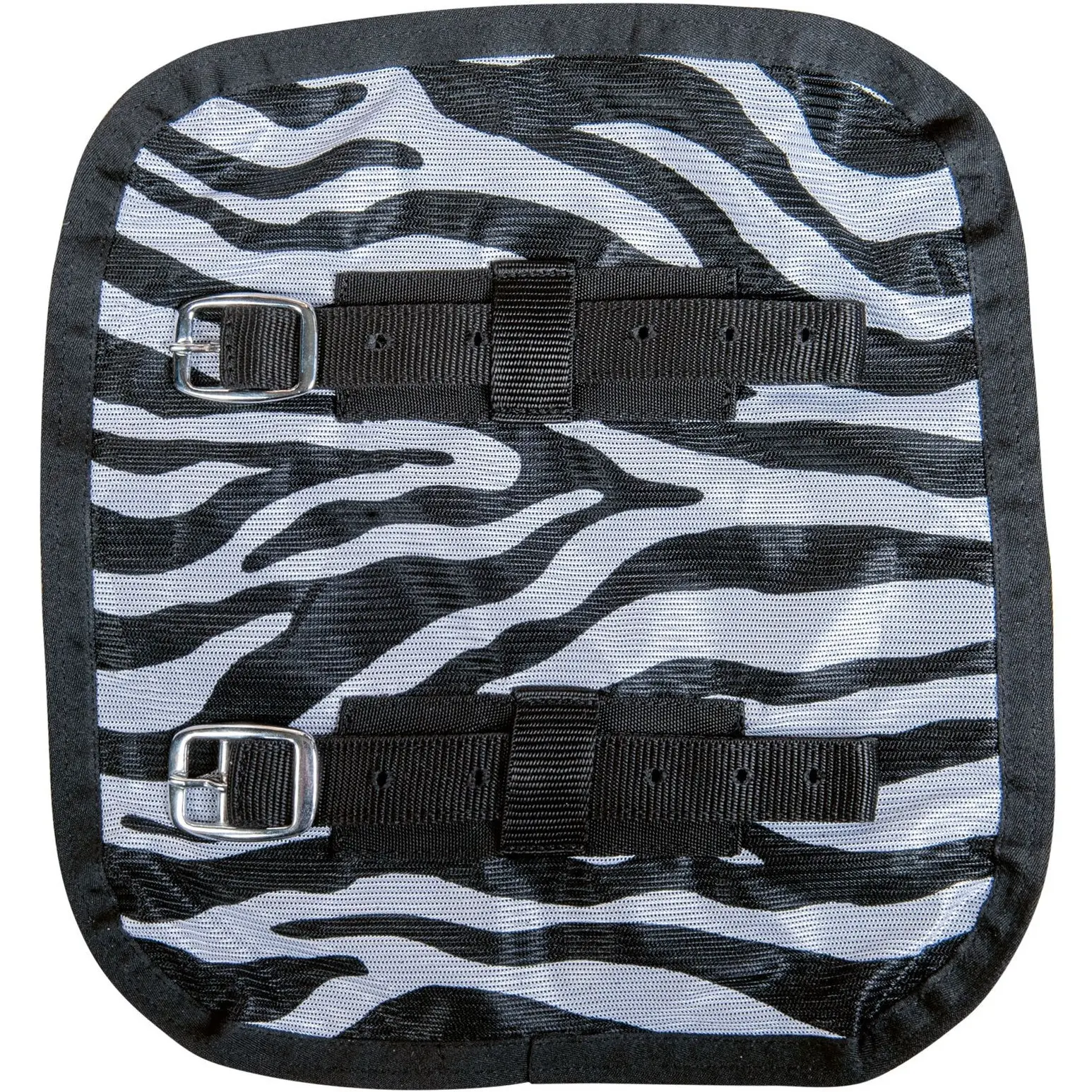 Brustverlängerungsstück für Fliegendecken ZEBRA schwarz/weiß