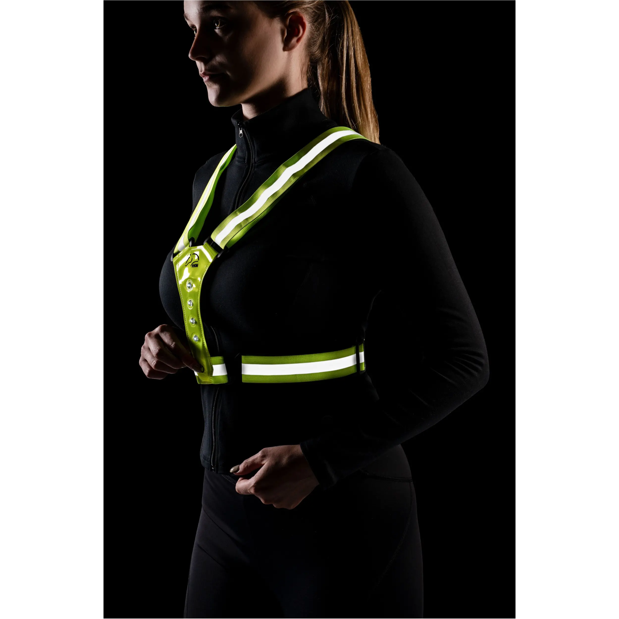 LED-Leuchtweste neon gelb