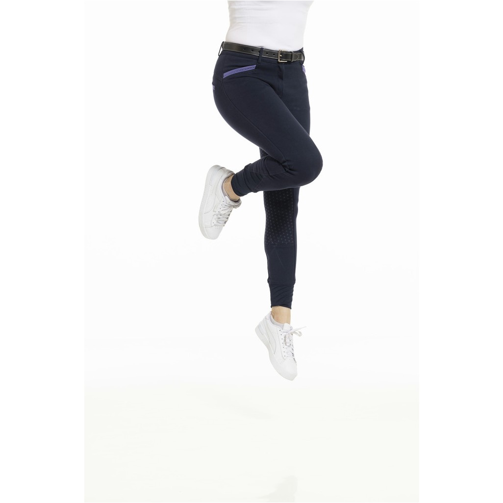 Damen Reithose Silikon Vollbesatz KYLIE marineblau