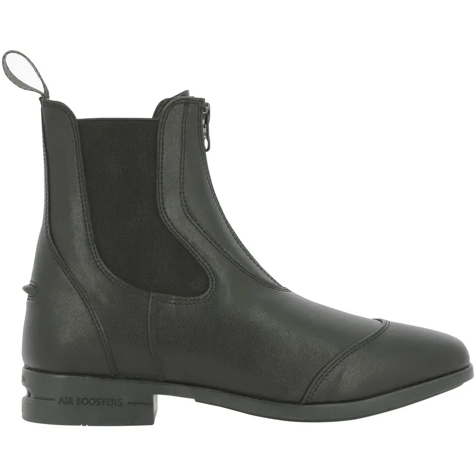 Reitstiefeletten recycelt ZÜRICH mit stoßdämpfender Sohle & Zip schwarz