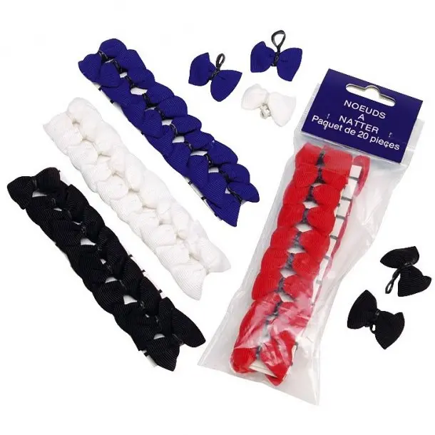 Mähnenschleifen weiß Mähnenschleifen weiß